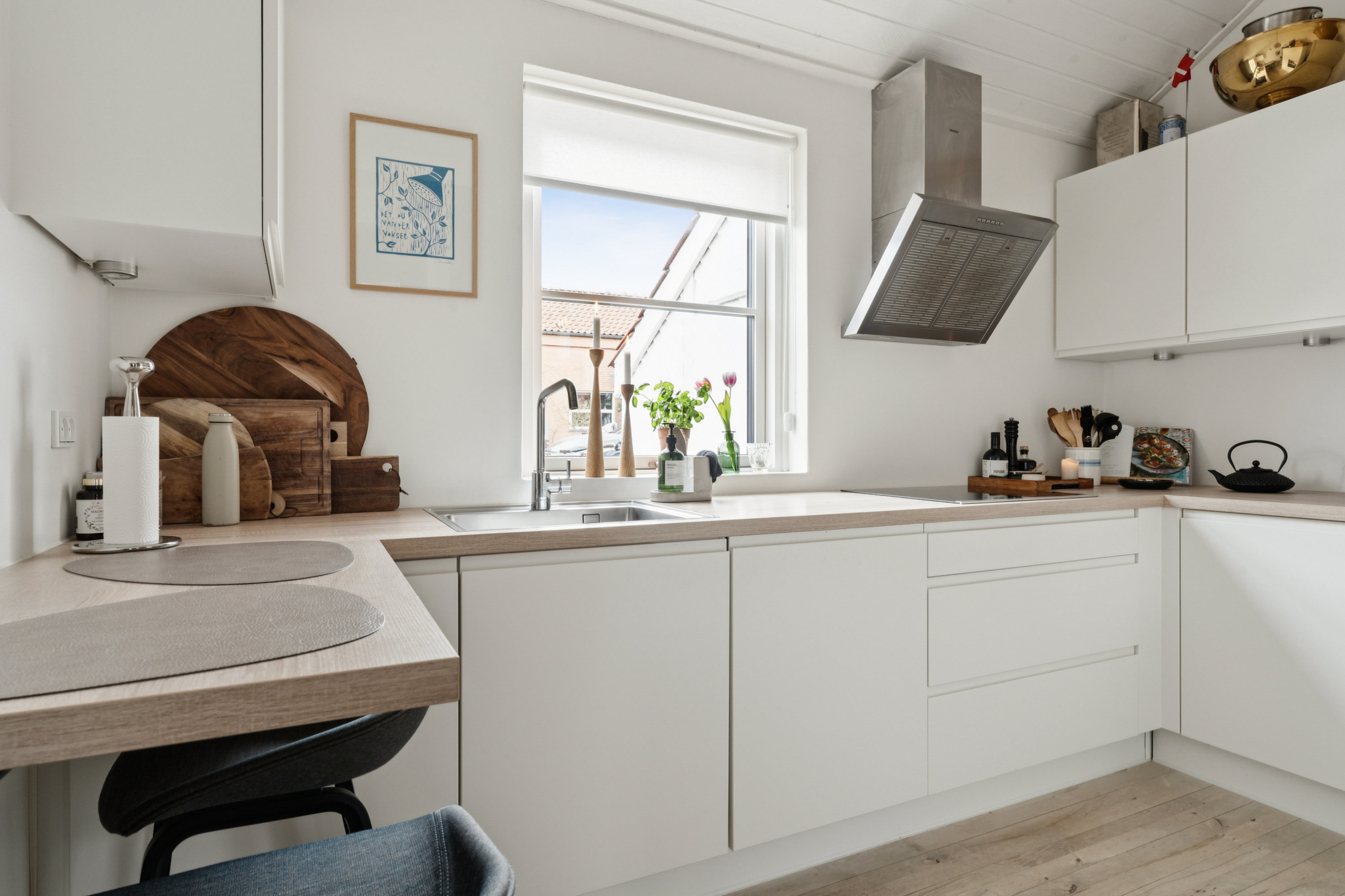 Fremhævet køkken billede i fuldskærmstilstand. Billede af Klokkestabelen 71, 9000 Aalborg