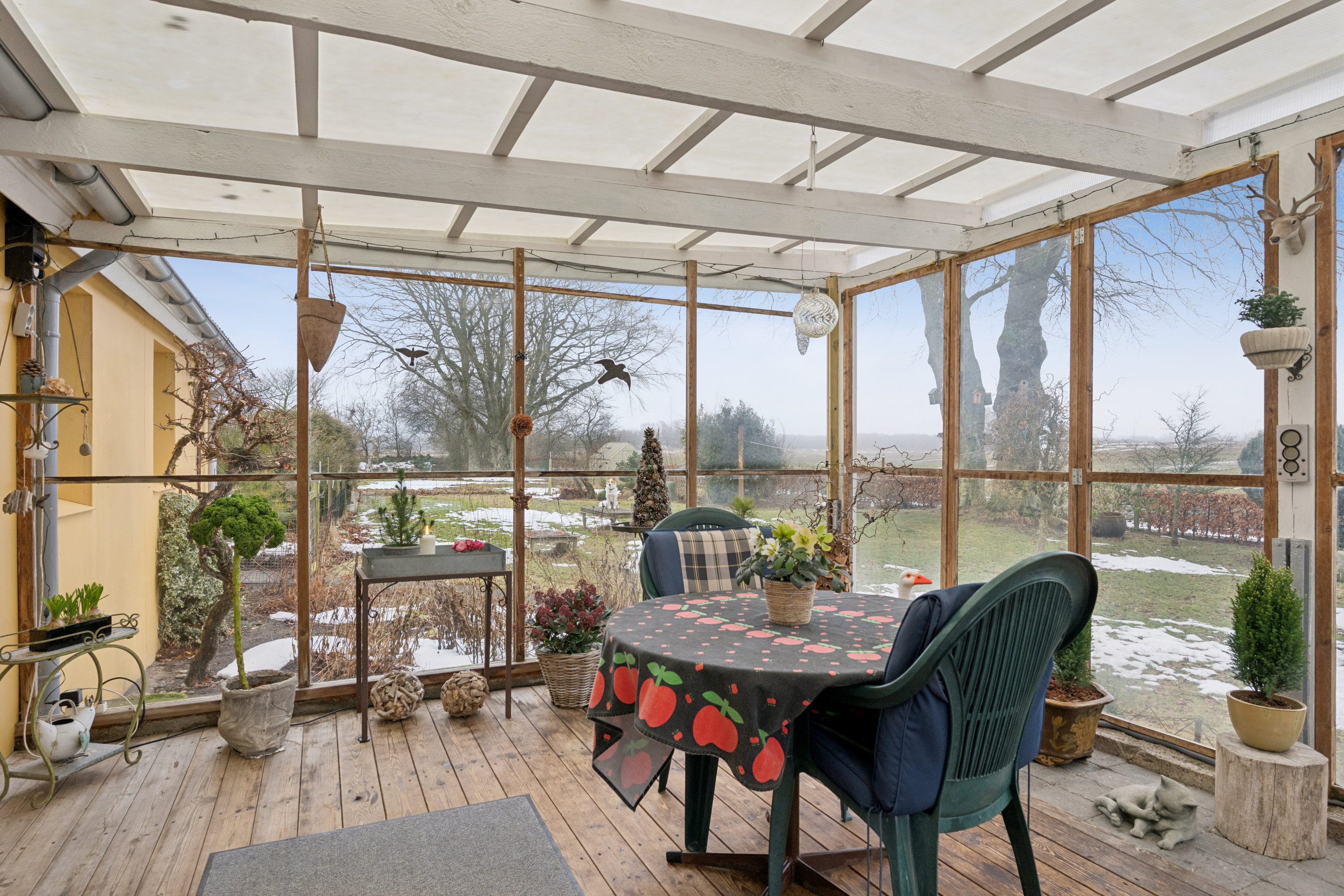 Fremhævet udestue billede i fuldskærmstilstand. Billede af Eskilsagre 12, Nørager, 8961 Allingåbro