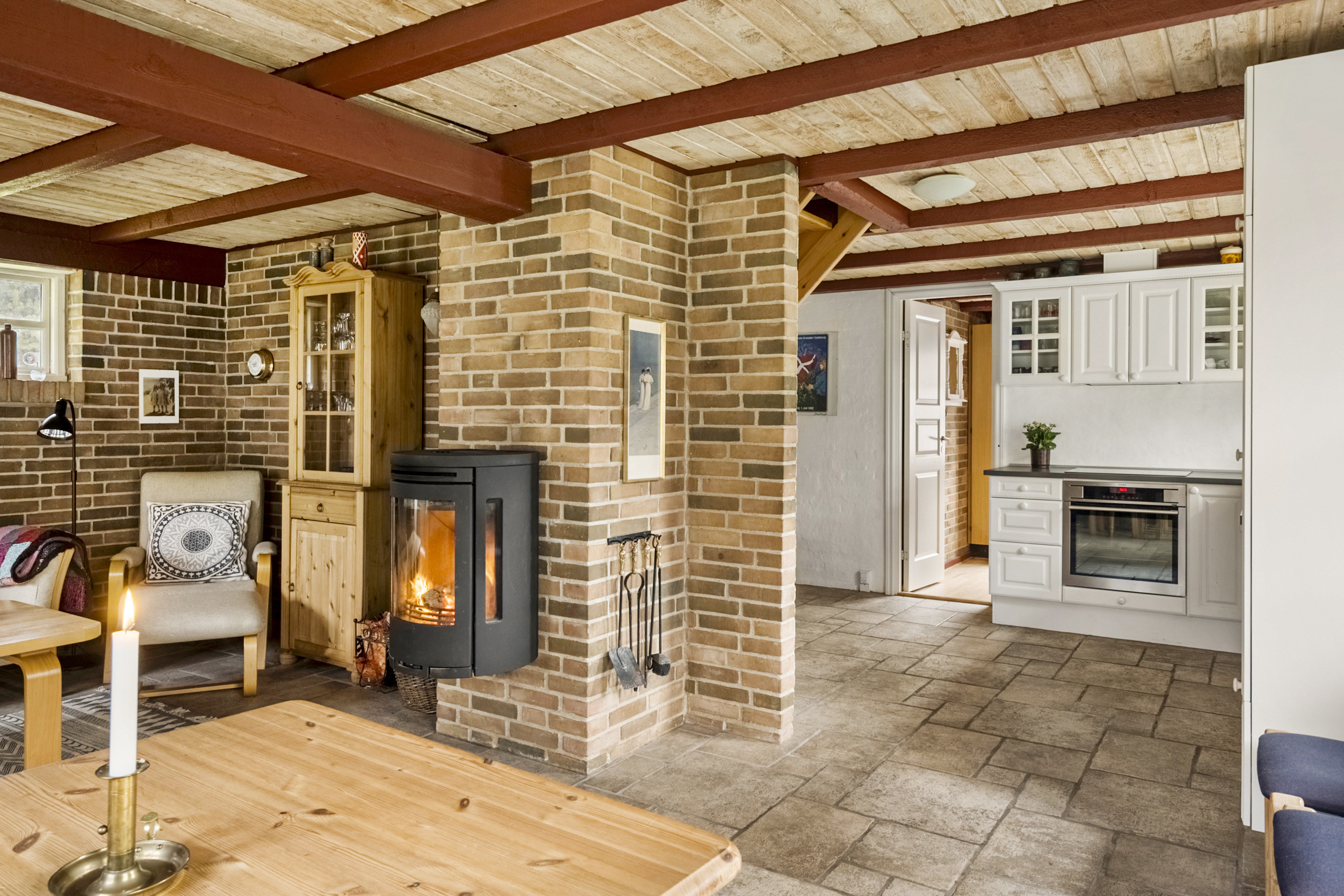 Fremhævet køkken billede i fuldskærmstilstand. Billede af Bækbyvej 29, Husby, 6990 Ulfborg