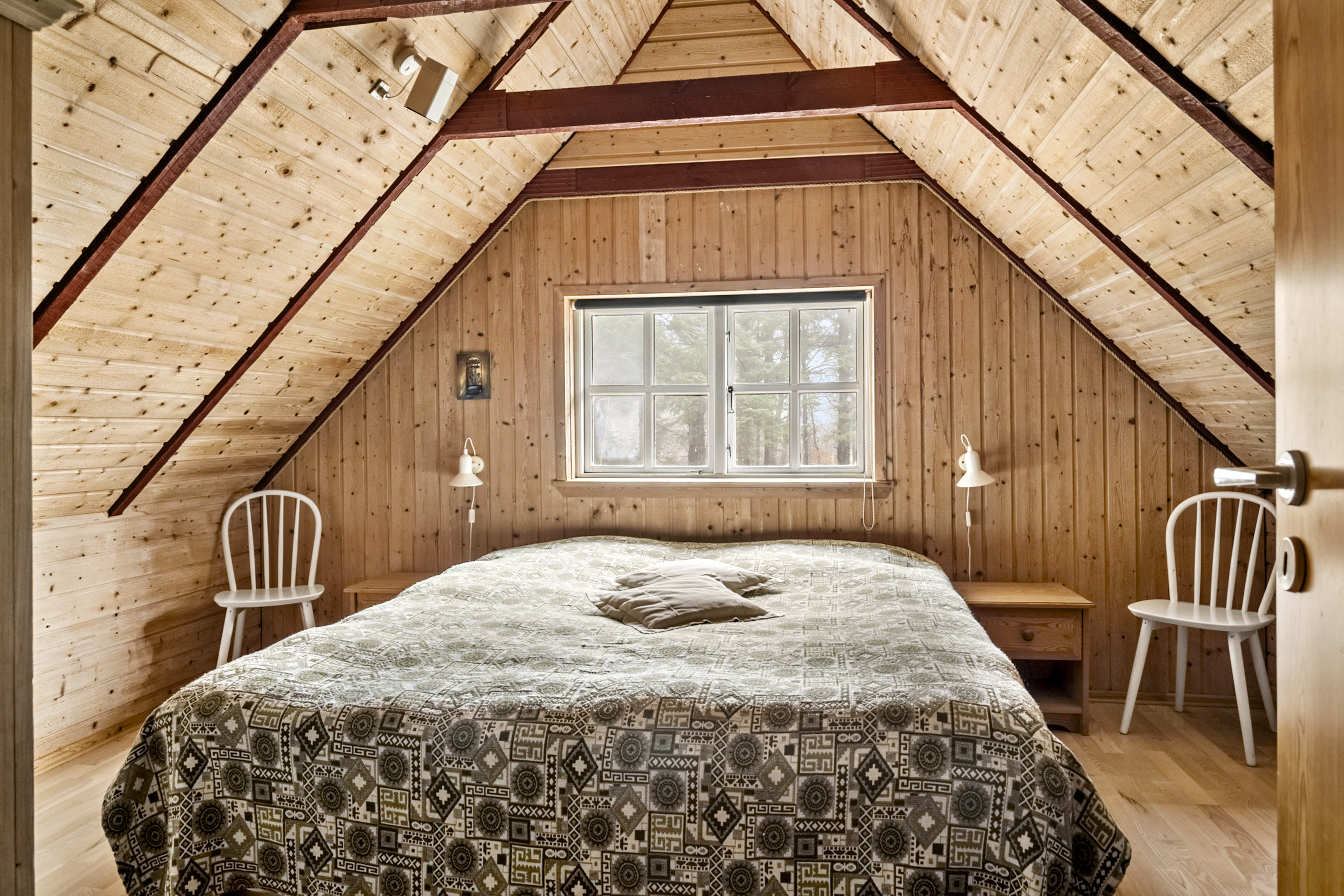 Fremhævet soveværelse billede i fuldskærmstilstand. Billede af Bækbyvej 29, Husby, 6990 Ulfborg