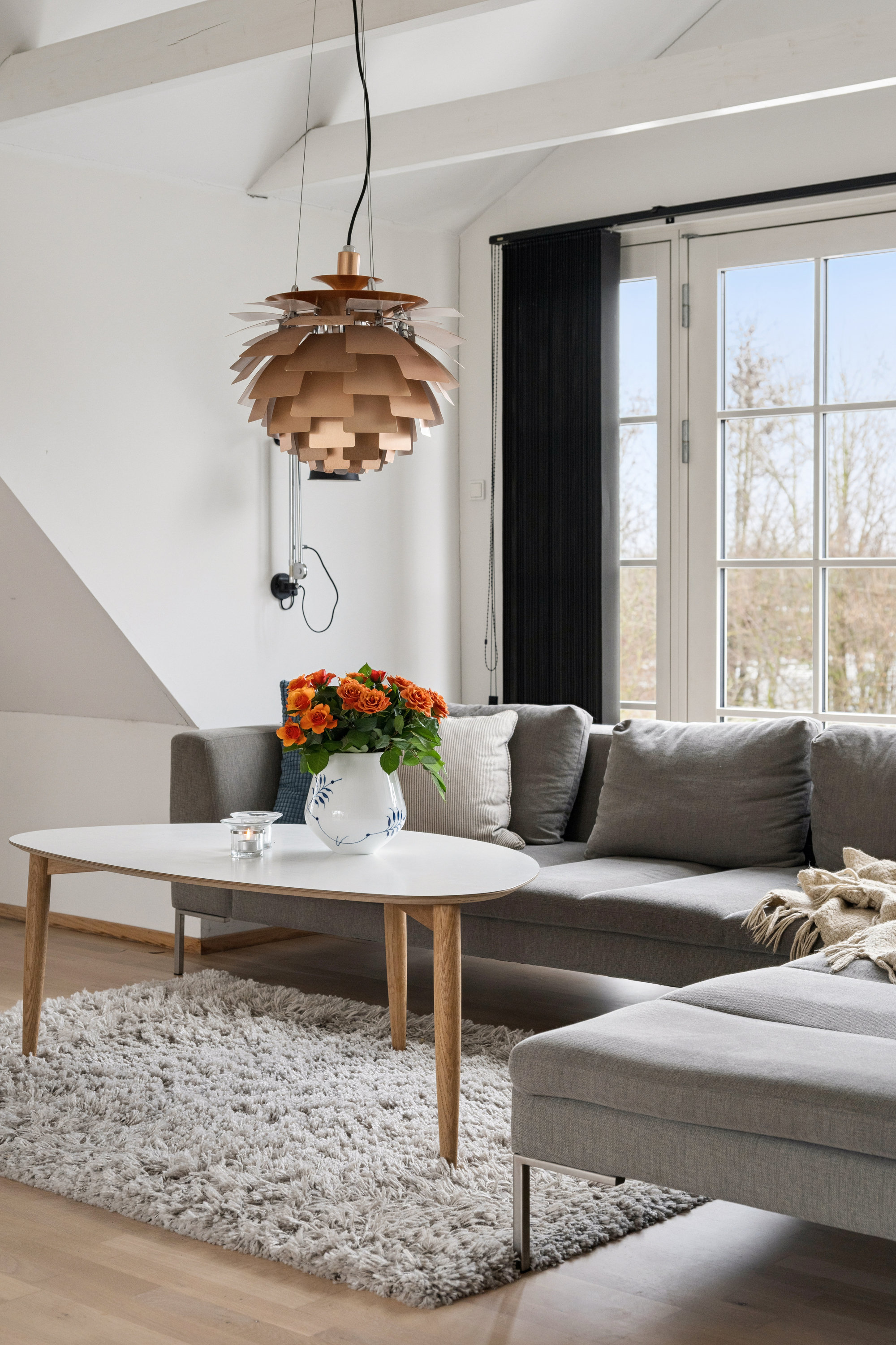 Fremhævet stue billede i fuldskærmstilstand. Billede af Engbakkevej 5, Fausing Mark, 8961 Allingåbro