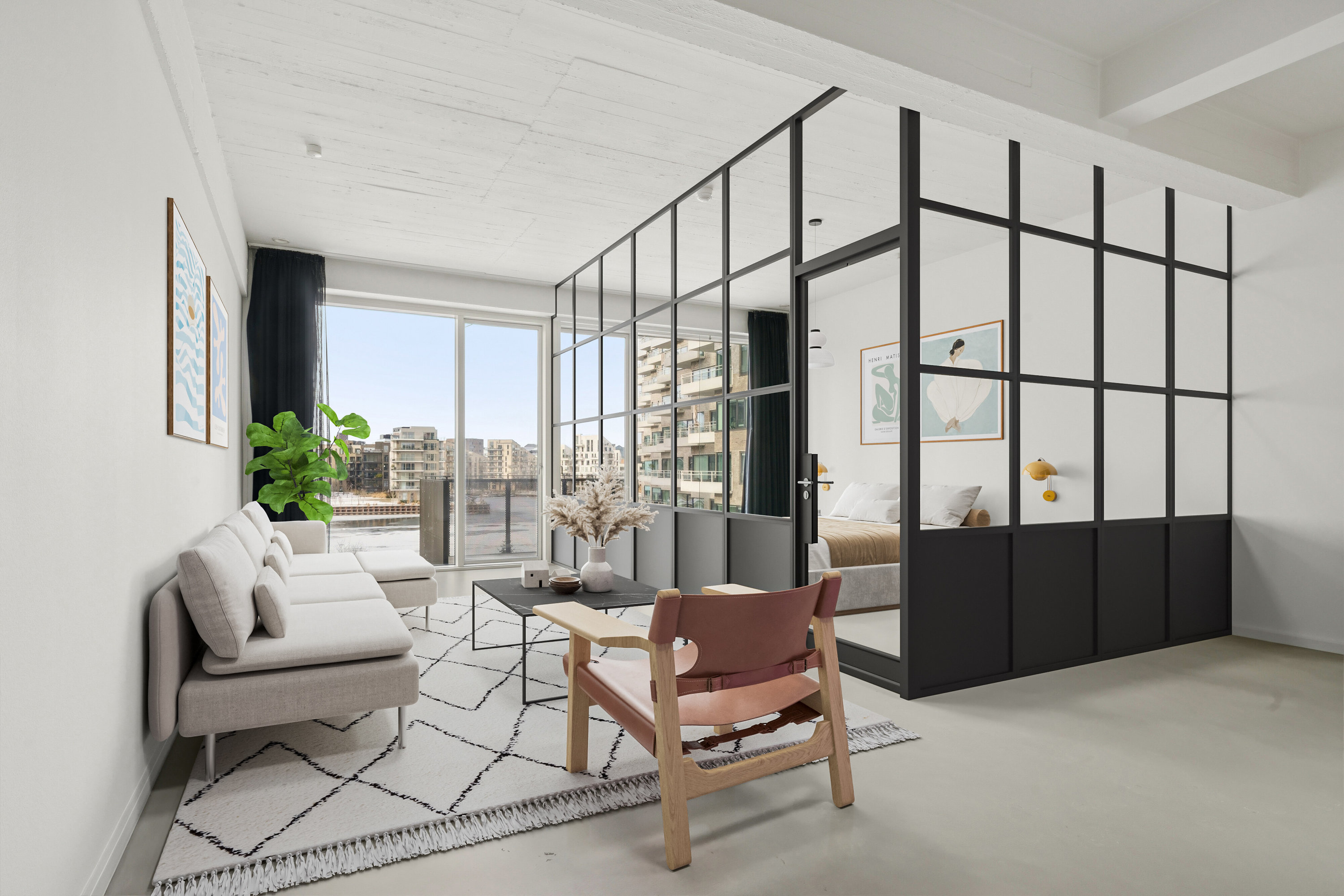 Fremhævet andet billede i fuldskærmstilstand. Billede af Islands Brygge 79A, 3. 9., 2300 København S