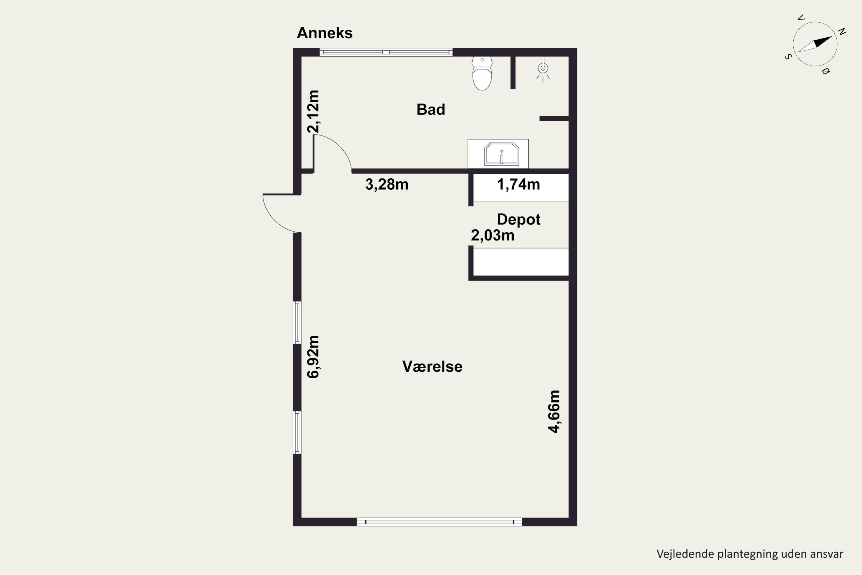 Plantegninger billede af Strandvænget 21, Helberskov, 9560 Hadsund