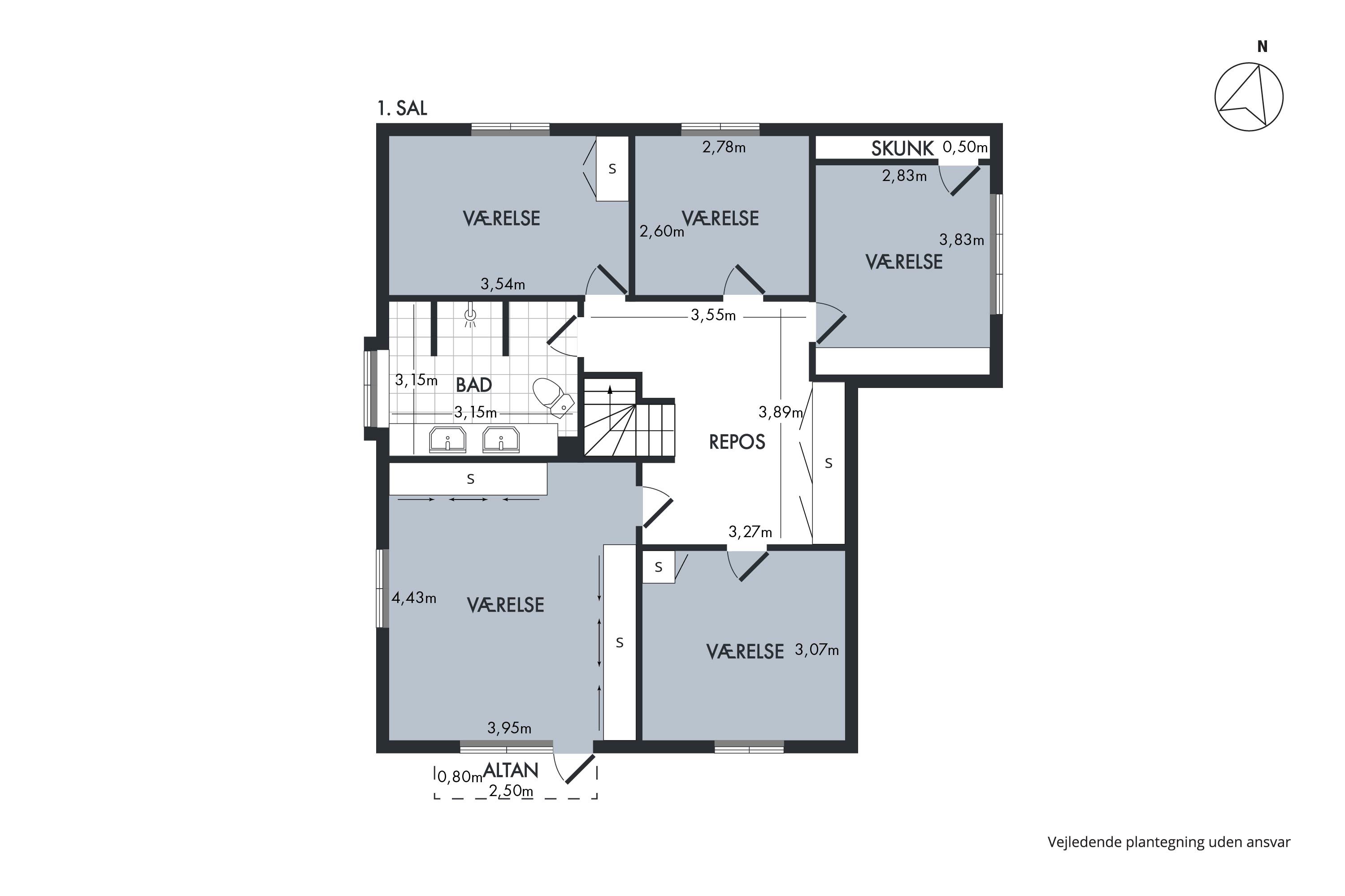 Plantegninger billede af Brogade 66, 8850 Bjerringbro