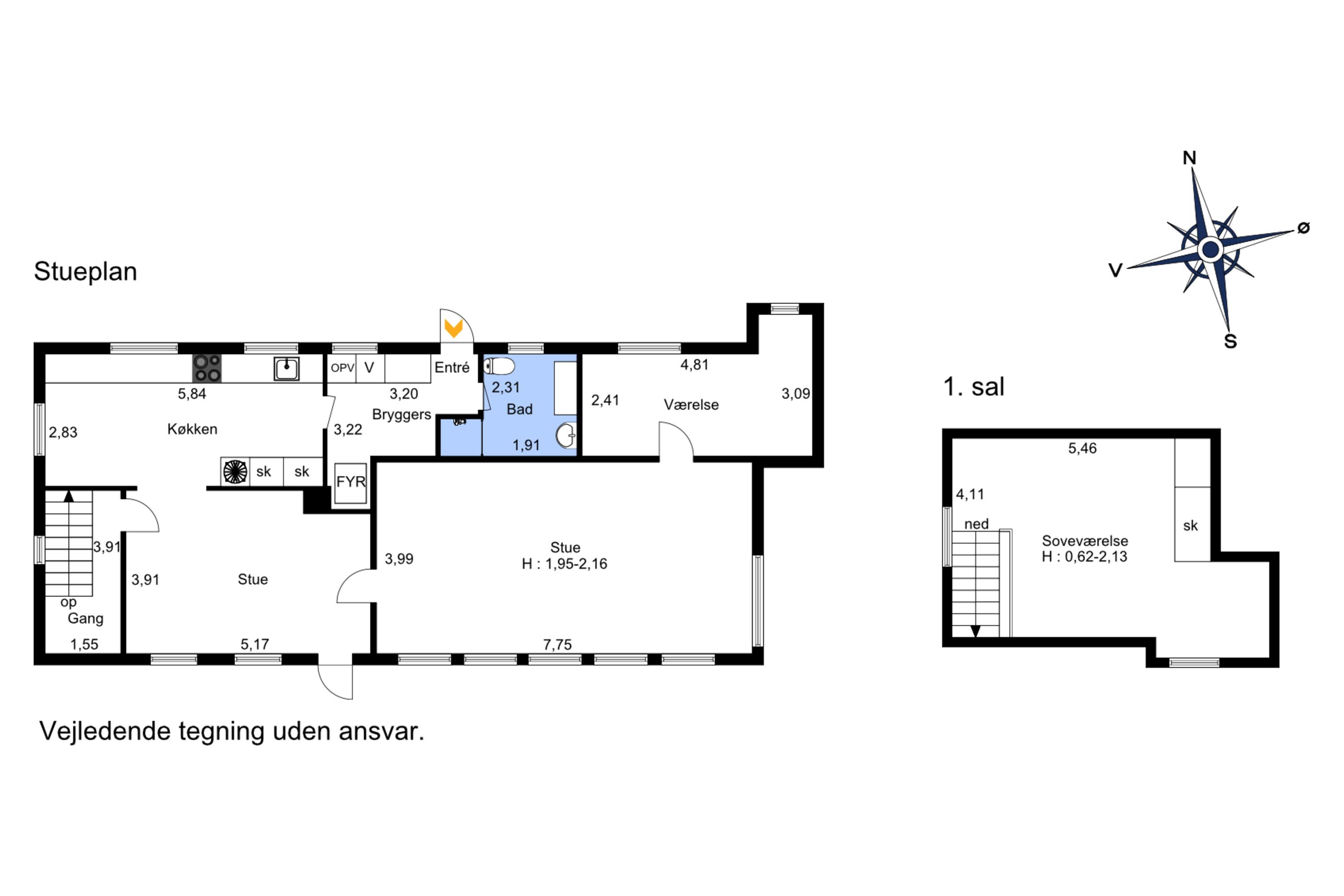 Plantegninger billede af Præstegyden 17, Ørsted, 5620 Glamsbjerg