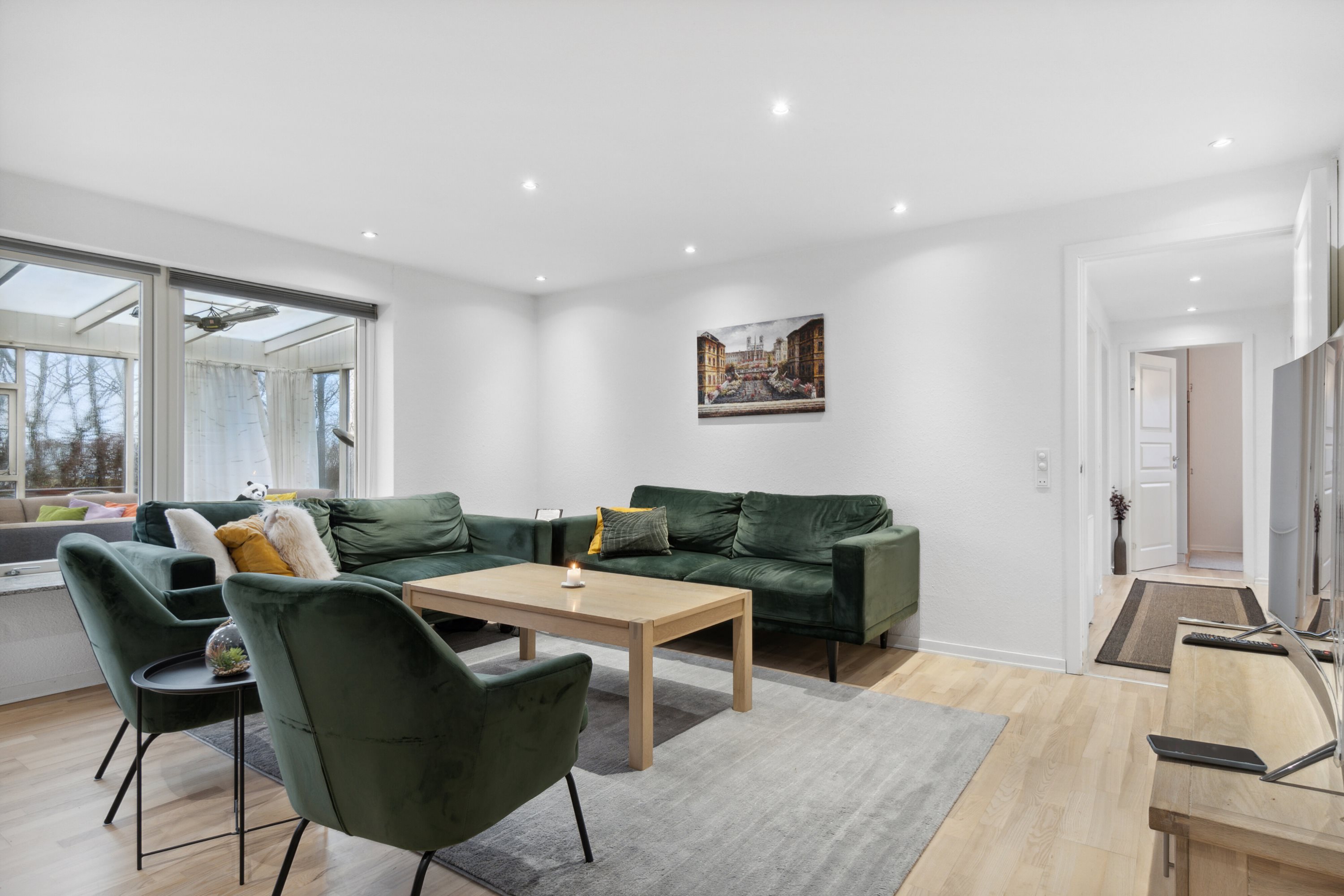 Fremhævet stue billede i fuldskærmstilstand. Billede af Langelandsgade 10, Rindum, 6950 Ringkøbing