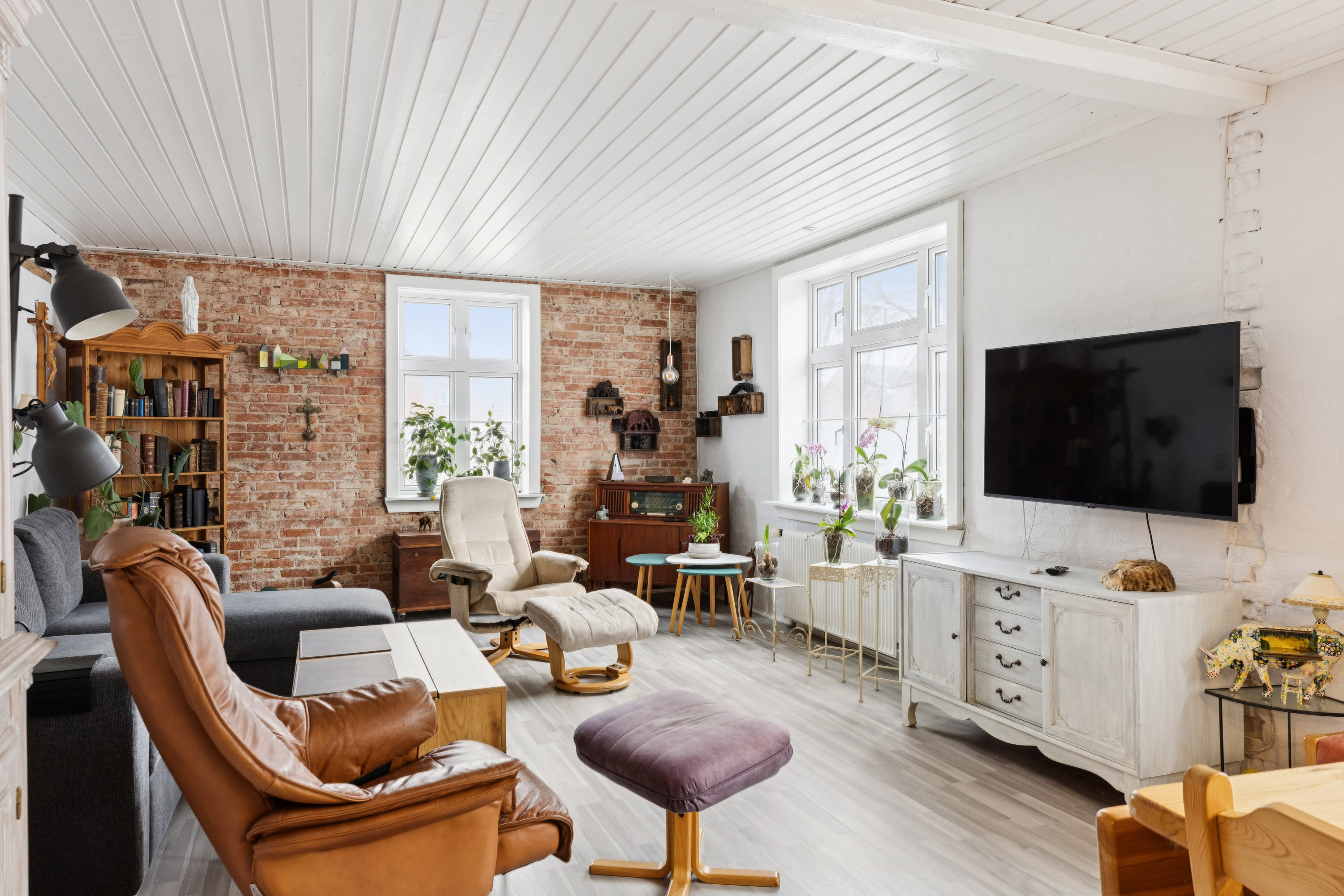 Fremhævet stue billede i fuldskærmstilstand. Billede af Vestergade 4, 6690 Gørding