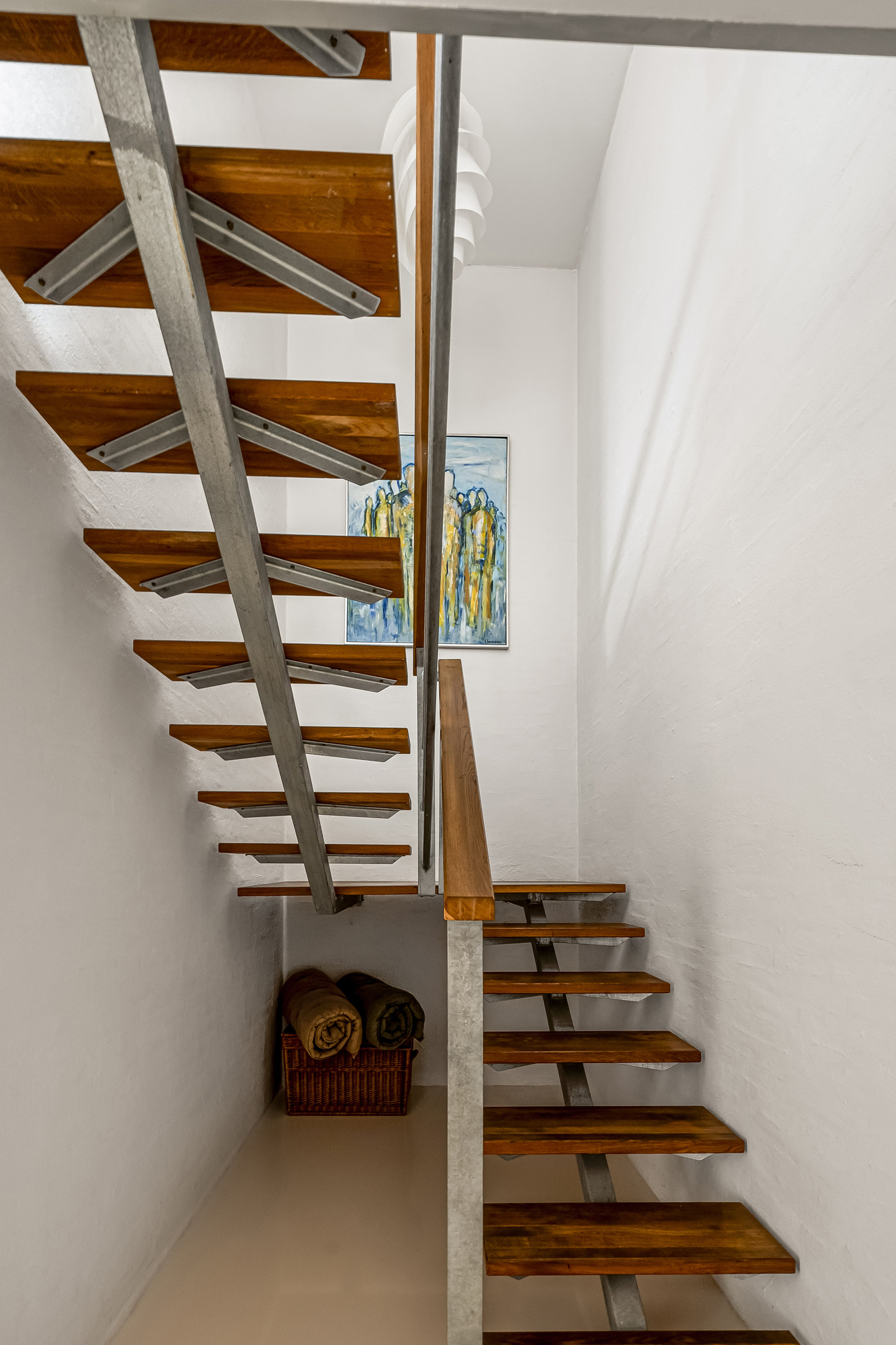 Fremhævet trappe billede i fuldskærmstilstand. Billede af Spinkebjerg 8, Gjellerup, 7400 Herning