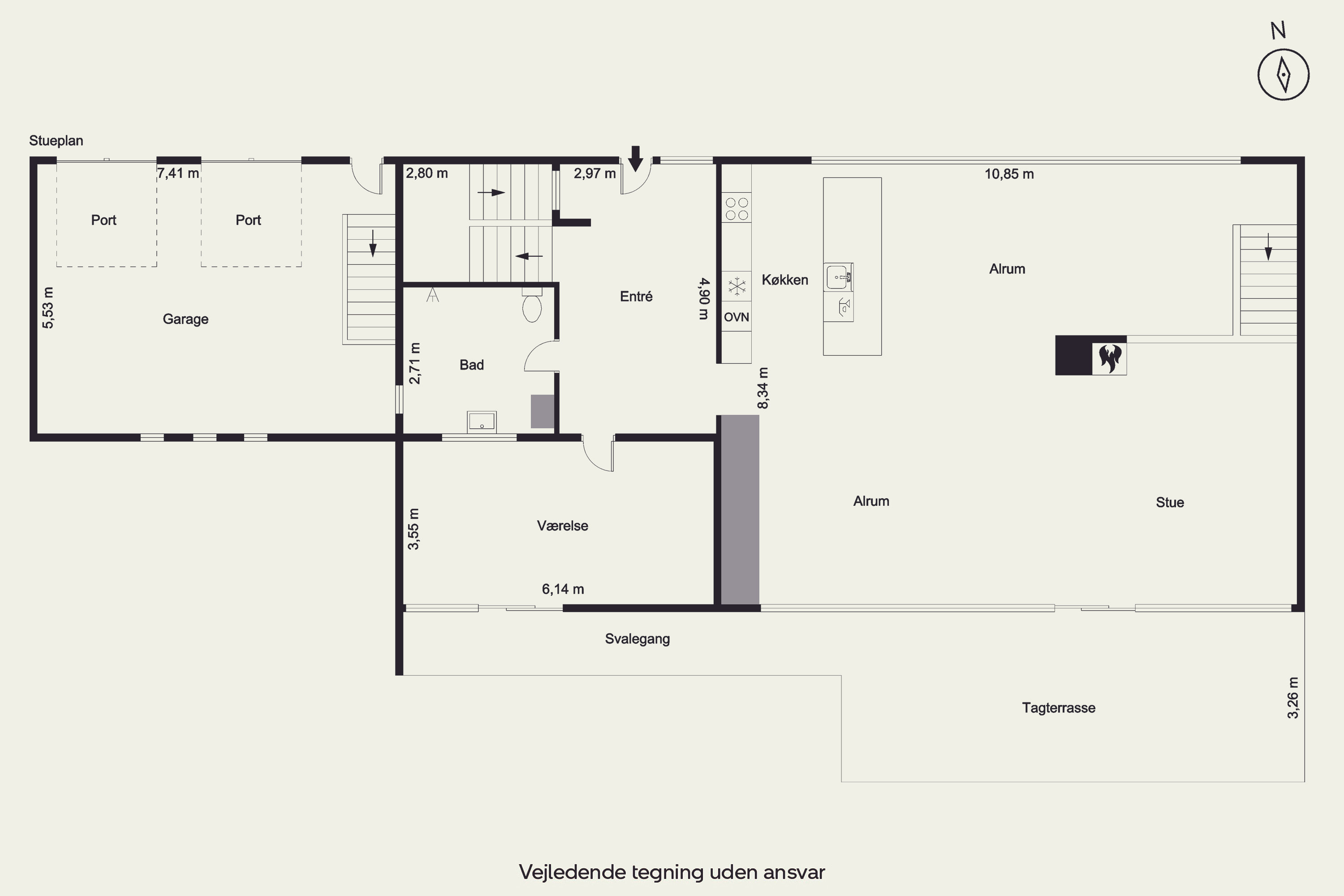 Plantegninger billede af Spinkebjerg 8, Gjellerup, 7400 Herning
