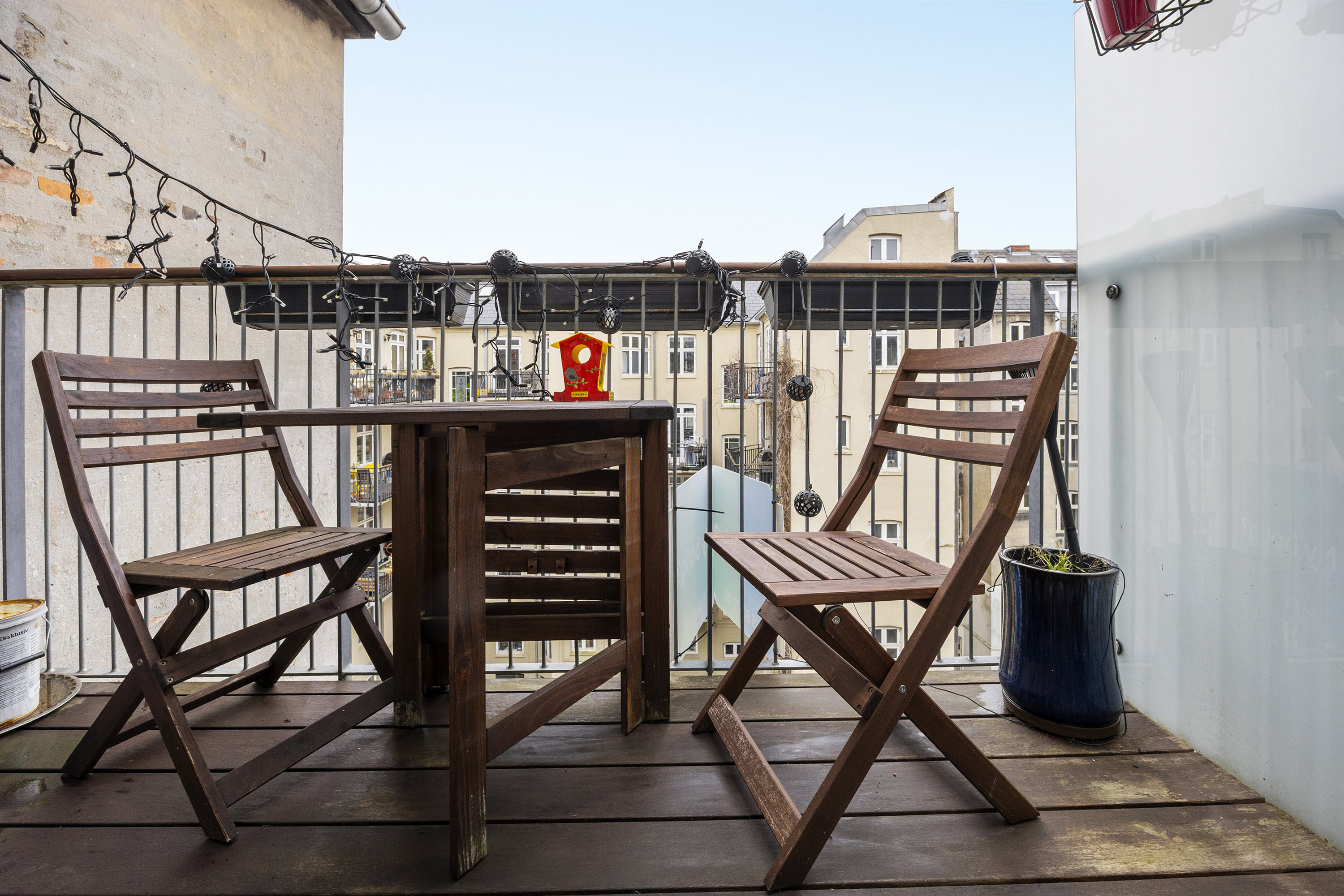 Fremhævet altan billede i fuldskærmstilstand. Billede af Julius Bloms Gade 29, 4. th., 2200 København N