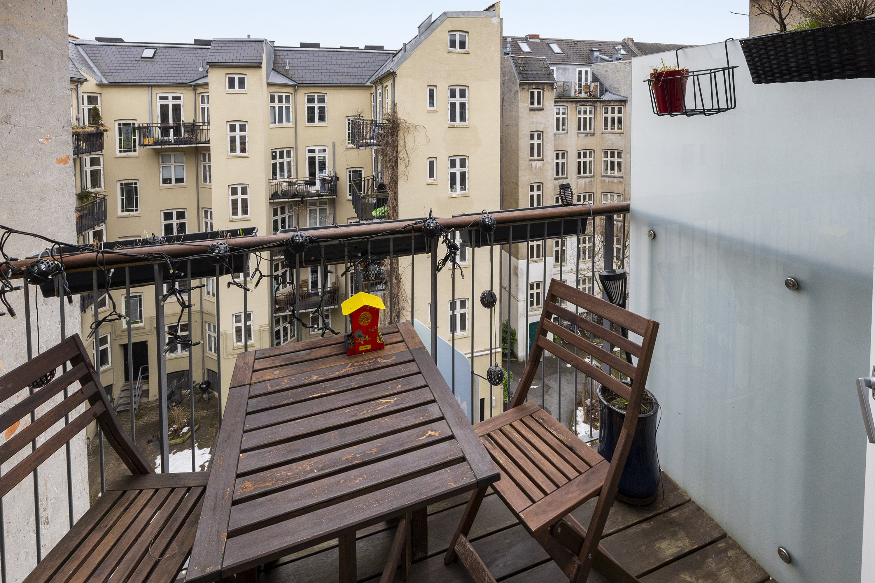 Fremhævet altan billede i fuldskærmstilstand. Billede af Julius Bloms Gade 29, 4. th., 2200 København N