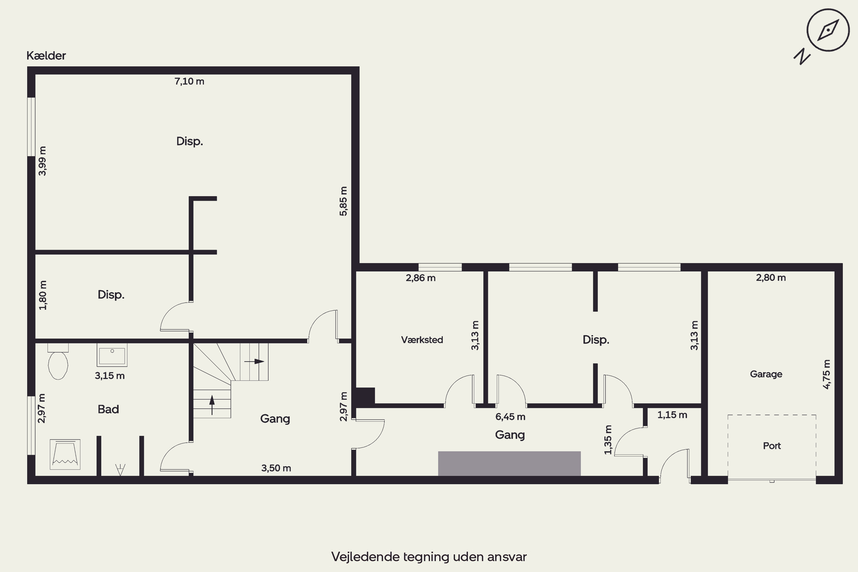 Plantegninger billede af Højmarken 23, Vejrup, 5491 Blommenslyst
