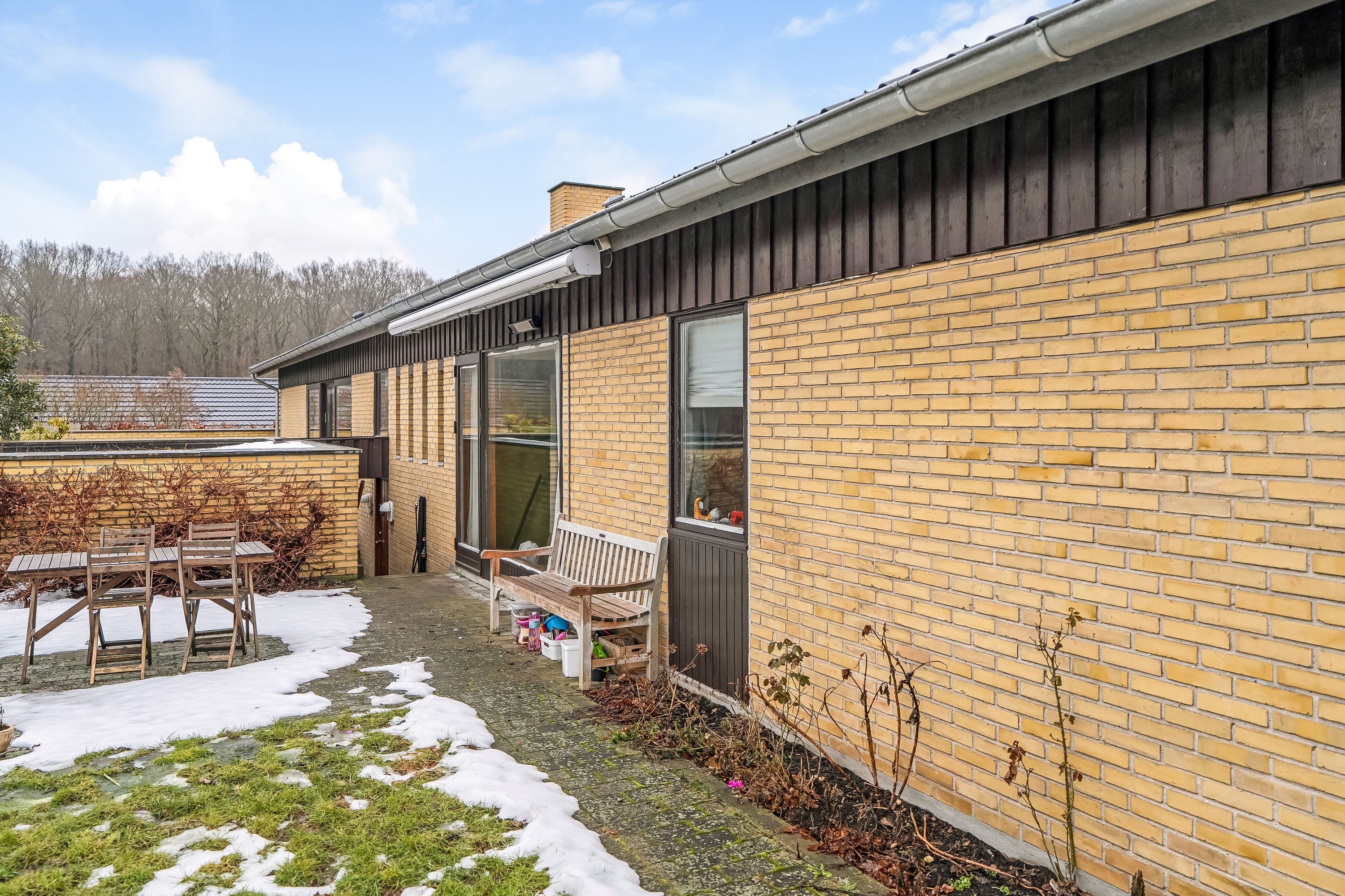 Fremhævet terrasse billede i fuldskærmstilstand. Billede af Sporemagervej 14, 3400 Hillerød