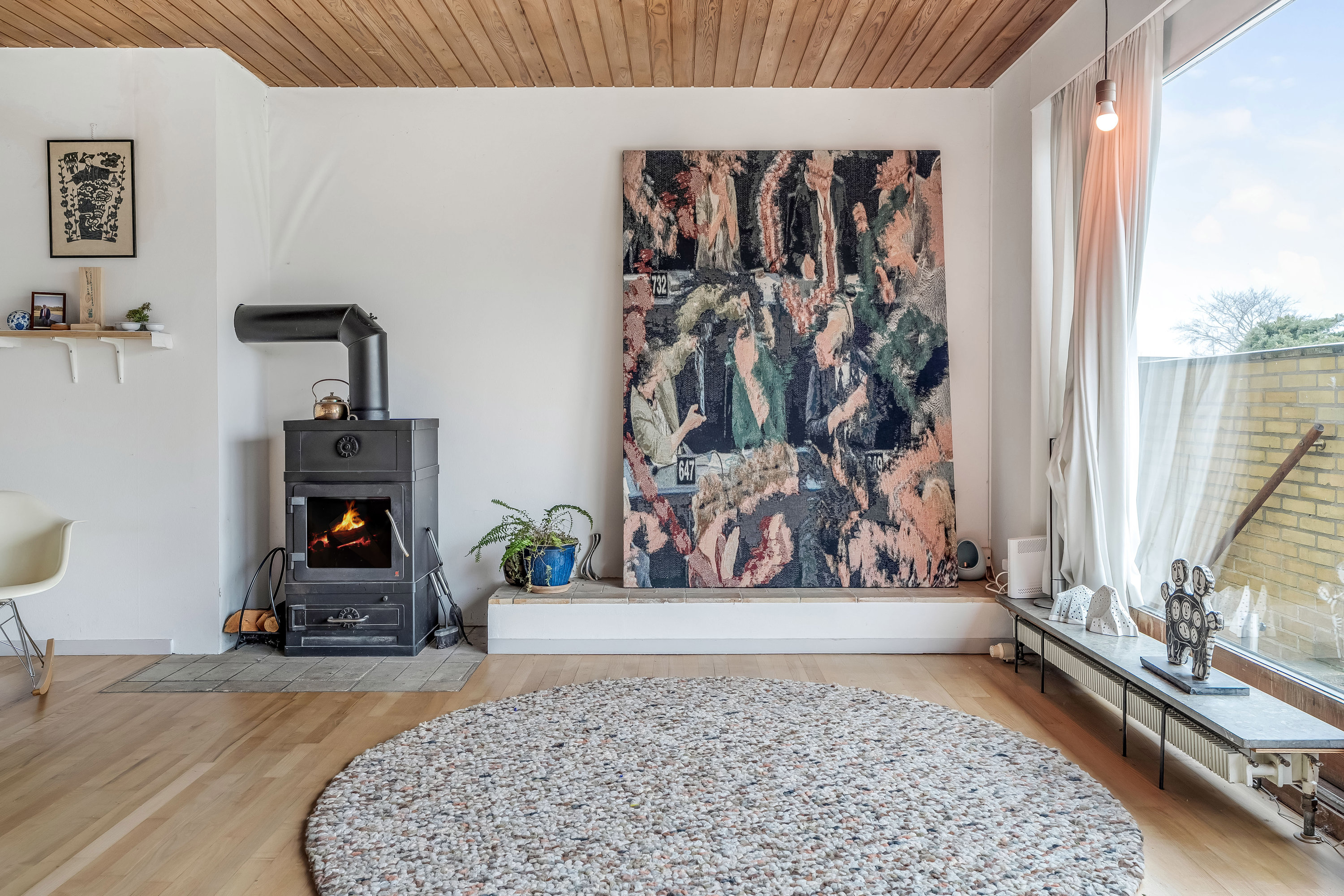 Fremhævet stue billede i fuldskærmstilstand. Billede af Sporemagervej 14, 3400 Hillerød