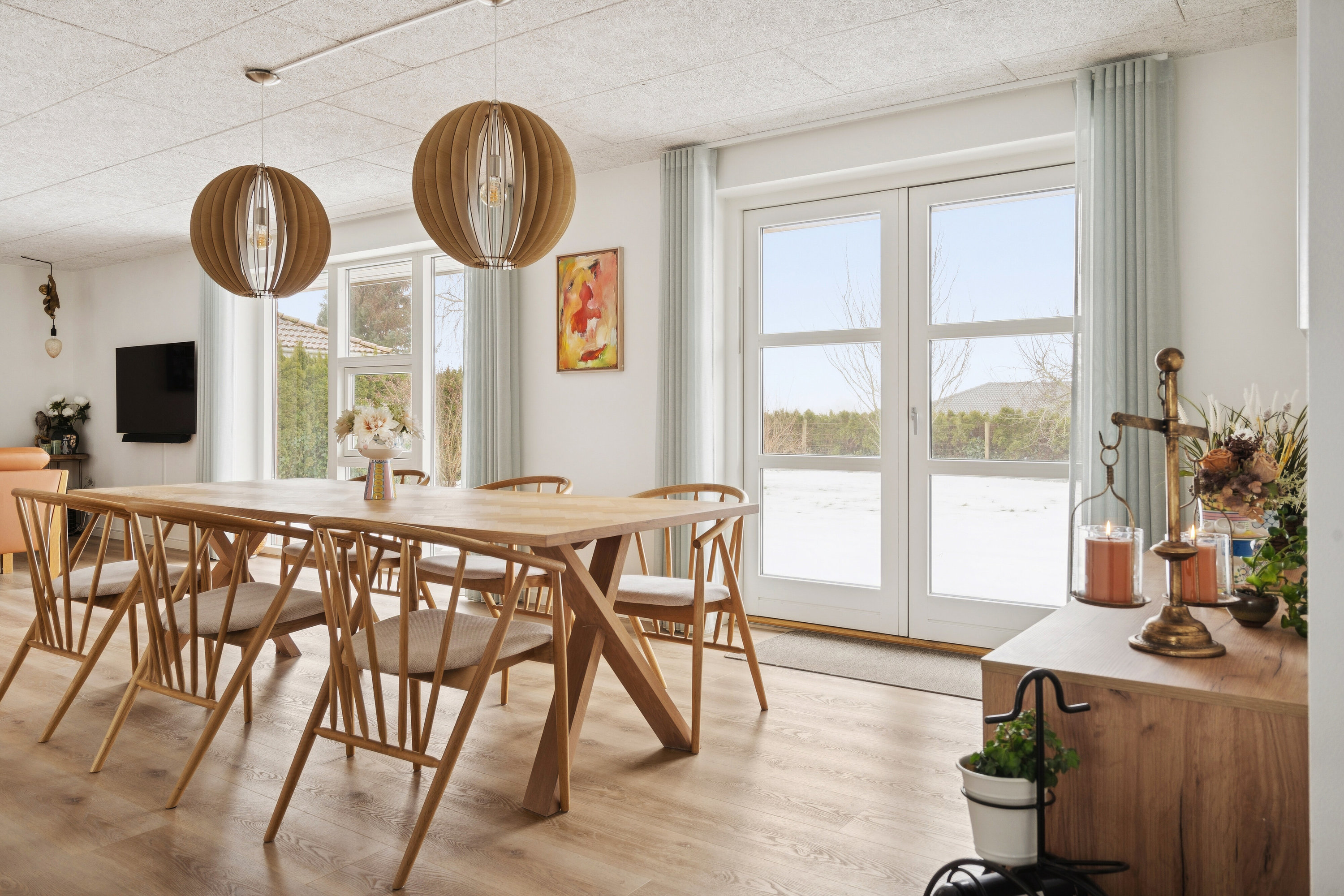 Fremhævet spisestue billede i fuldskærmstilstand. Billede af Dådyrvej 10, 4690 Haslev