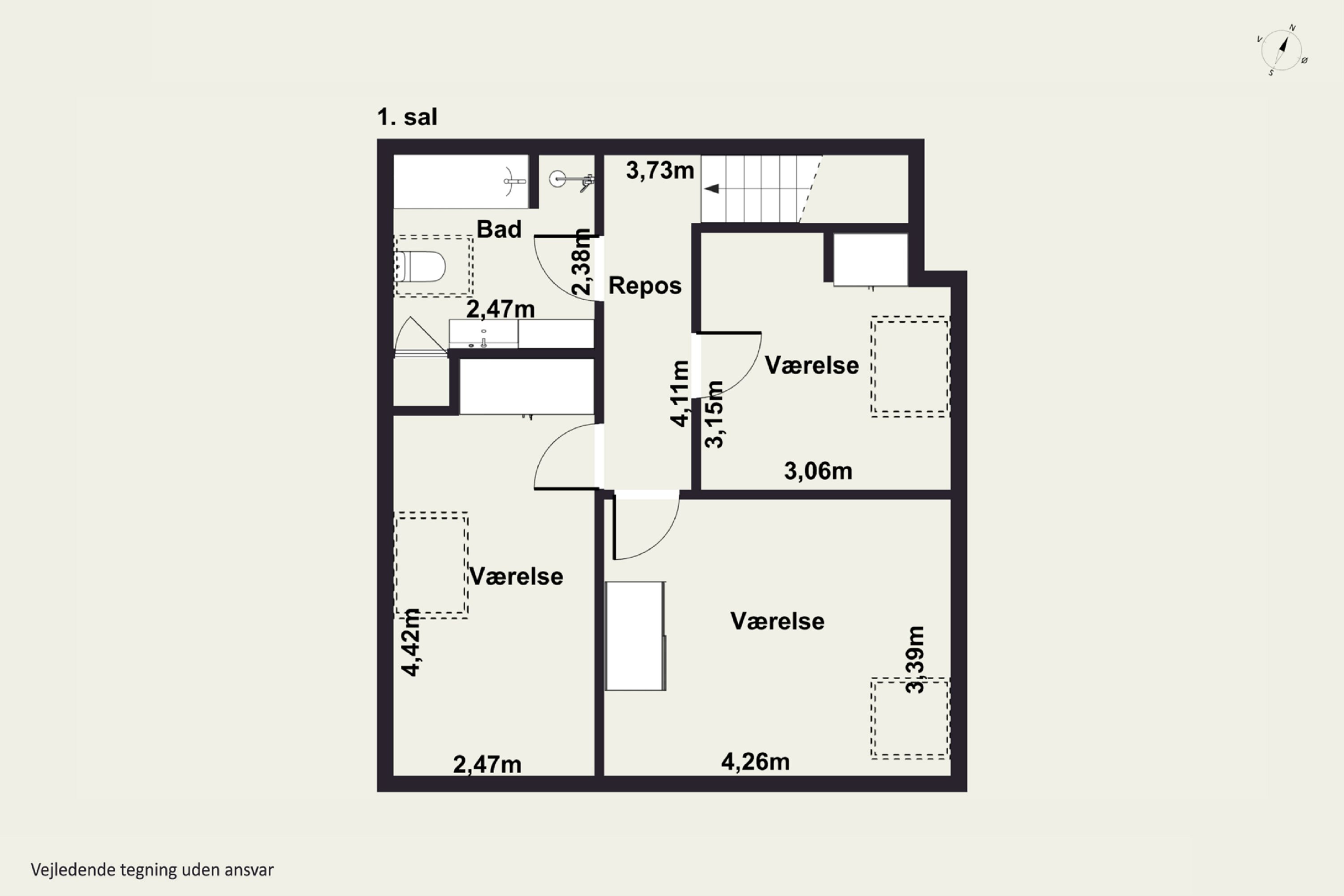 Plantegninger billede af Enghøjen 19, 2650 Hvidovre