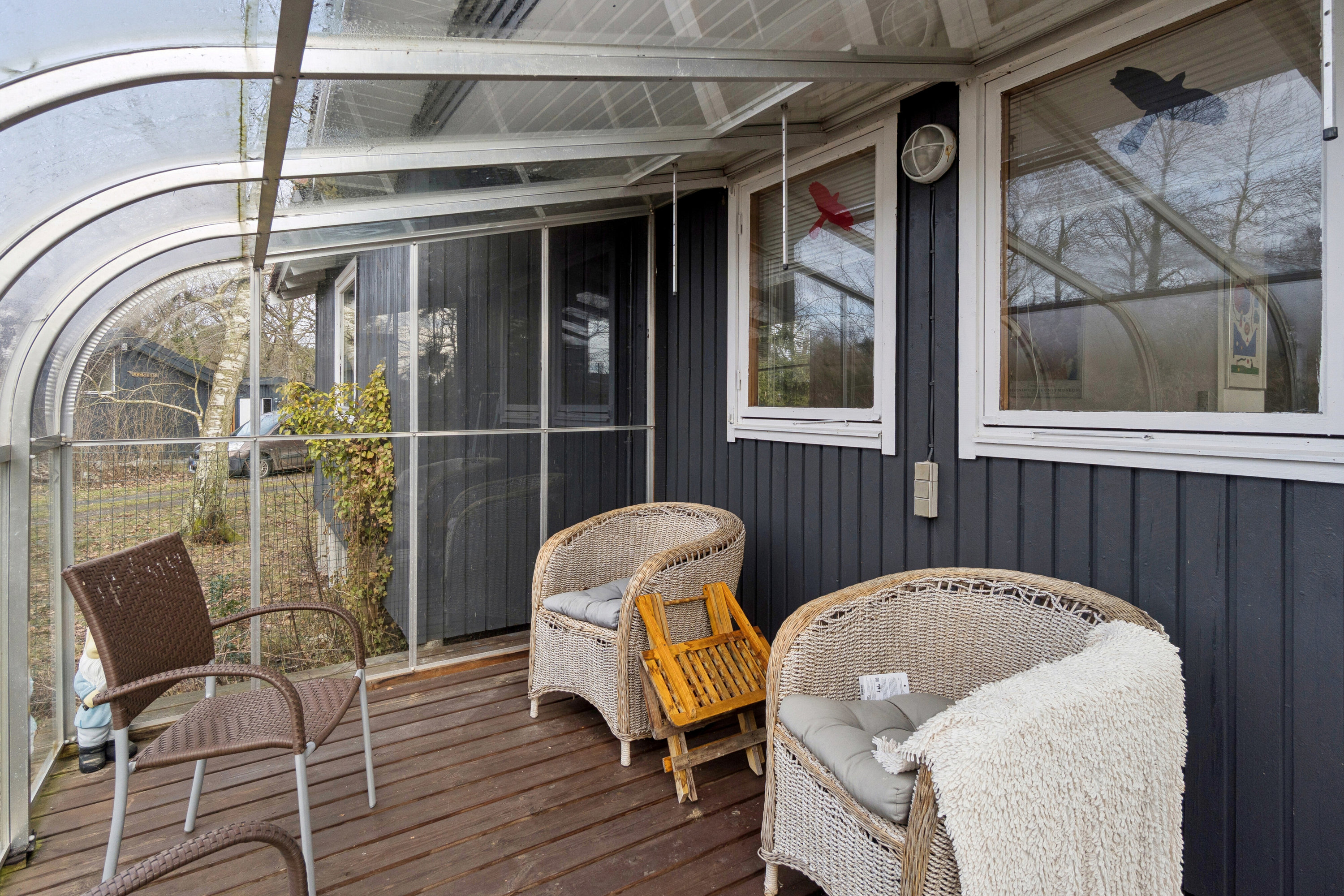 Fremhævet udestue billede i fuldskærmstilstand. Billede af Myrevej 3, Balka, 3730 Nexø