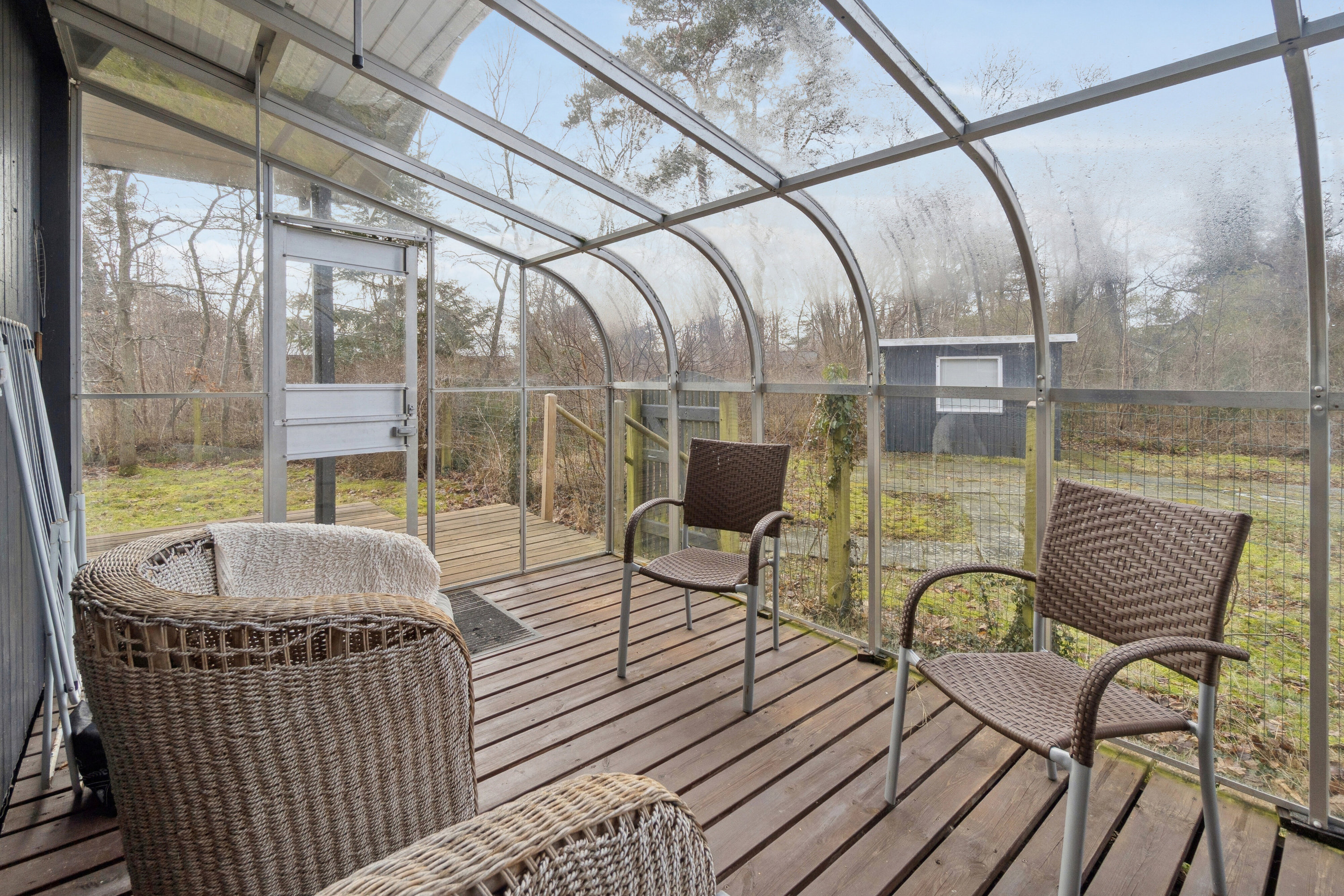 Fremhævet udestue billede i fuldskærmstilstand. Billede af Myrevej 3, Balka, 3730 Nexø