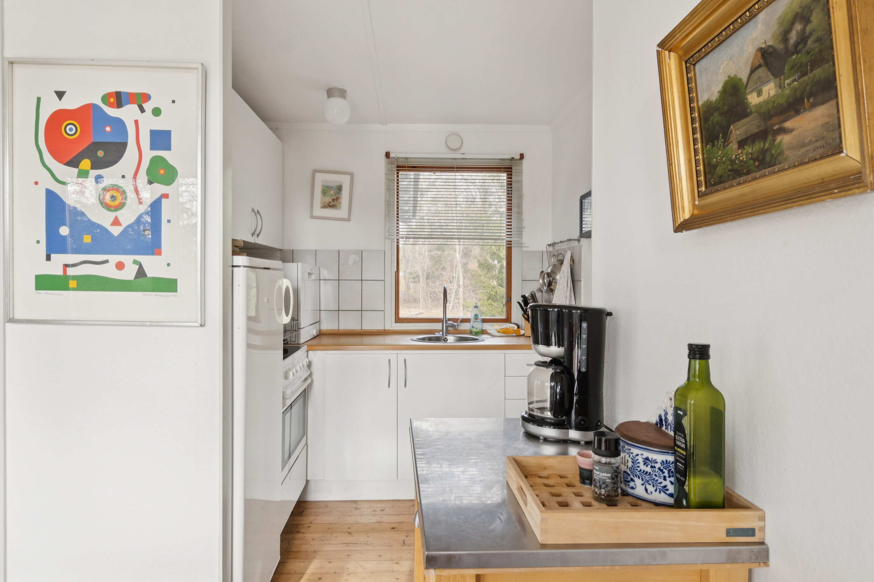 Fremhævet køkken billede i fuldskærmstilstand. Billede af Myrevej 3, Balka, 3730 Nexø