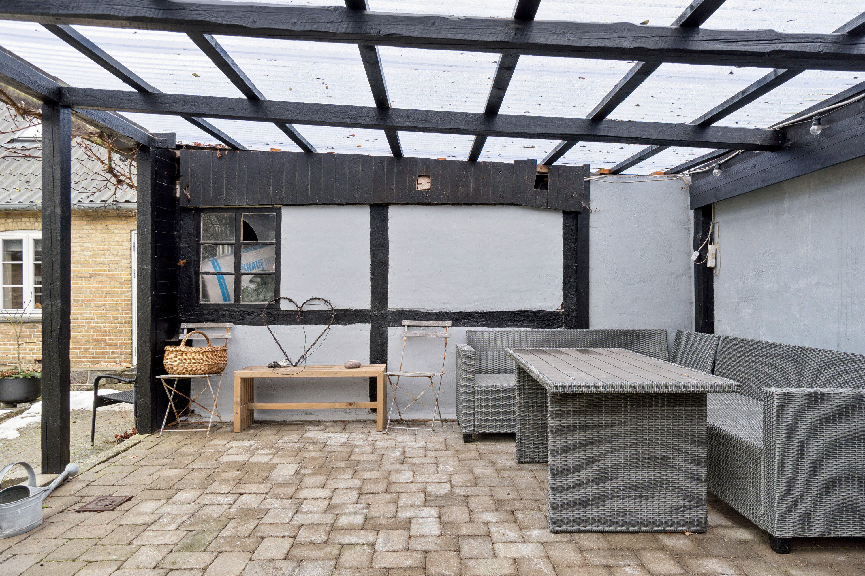 Fremhævet overdækket terrasse billede i fuldskærmstilstand. Billede af Kyse Bygade 10, Kyse, 4700 Næstved