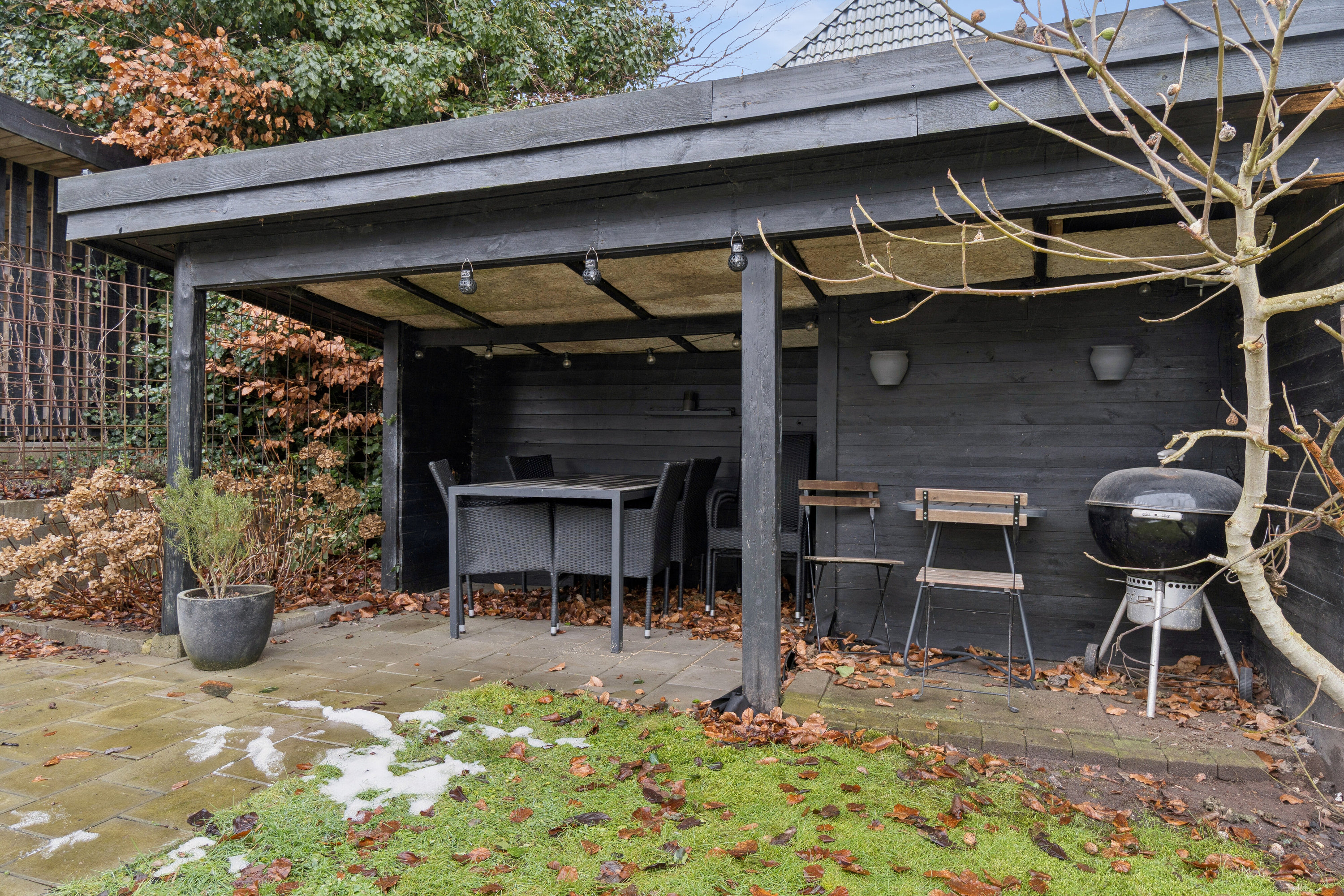 Fremhævet overdækket terrasse billede i fuldskærmstilstand. Billede af Kyse Bygade 10, Kyse, 4700 Næstved