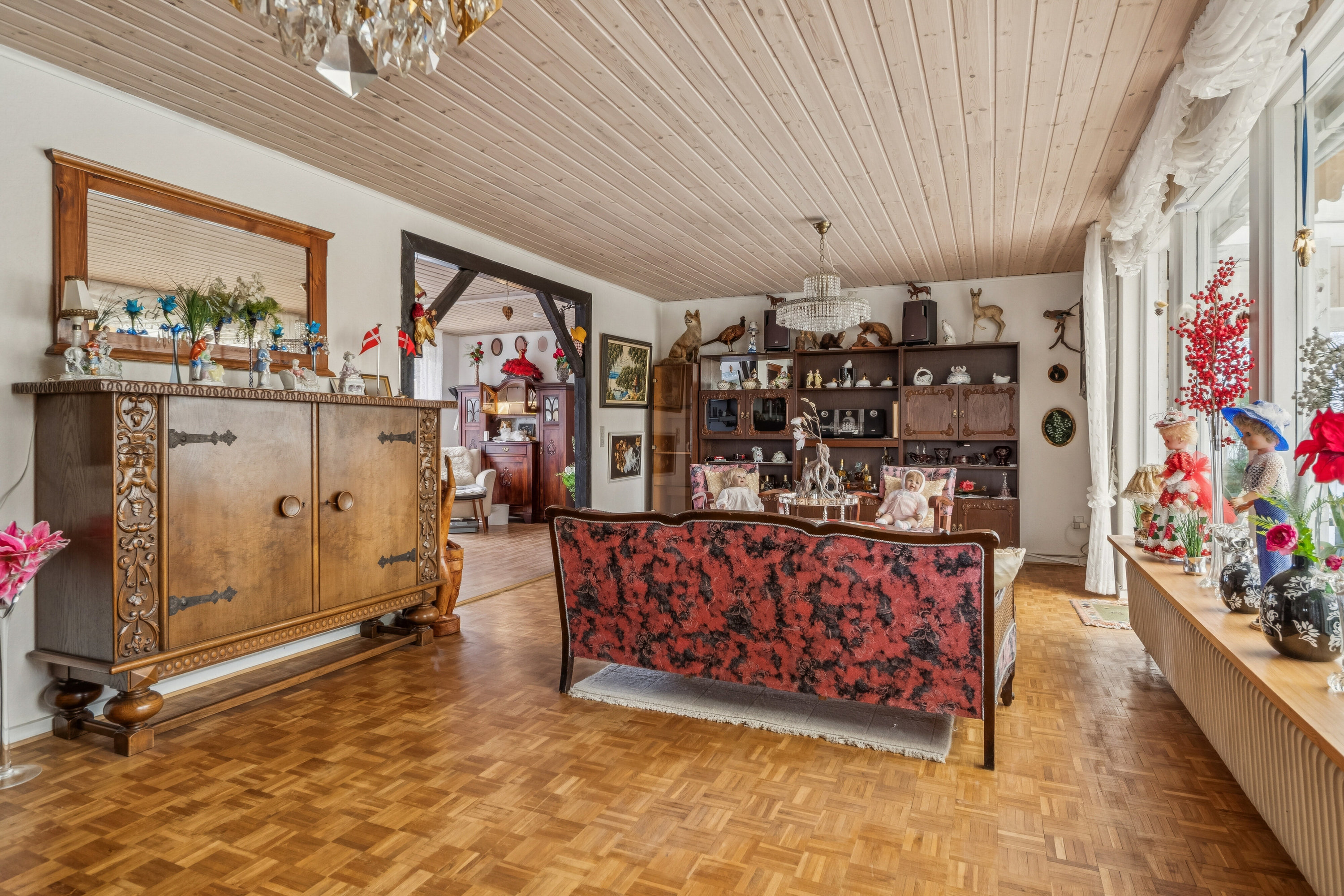 Fremhævet stue billede i fuldskærmstilstand. Billede af Wistoftsvej 10, 7430 Ikast