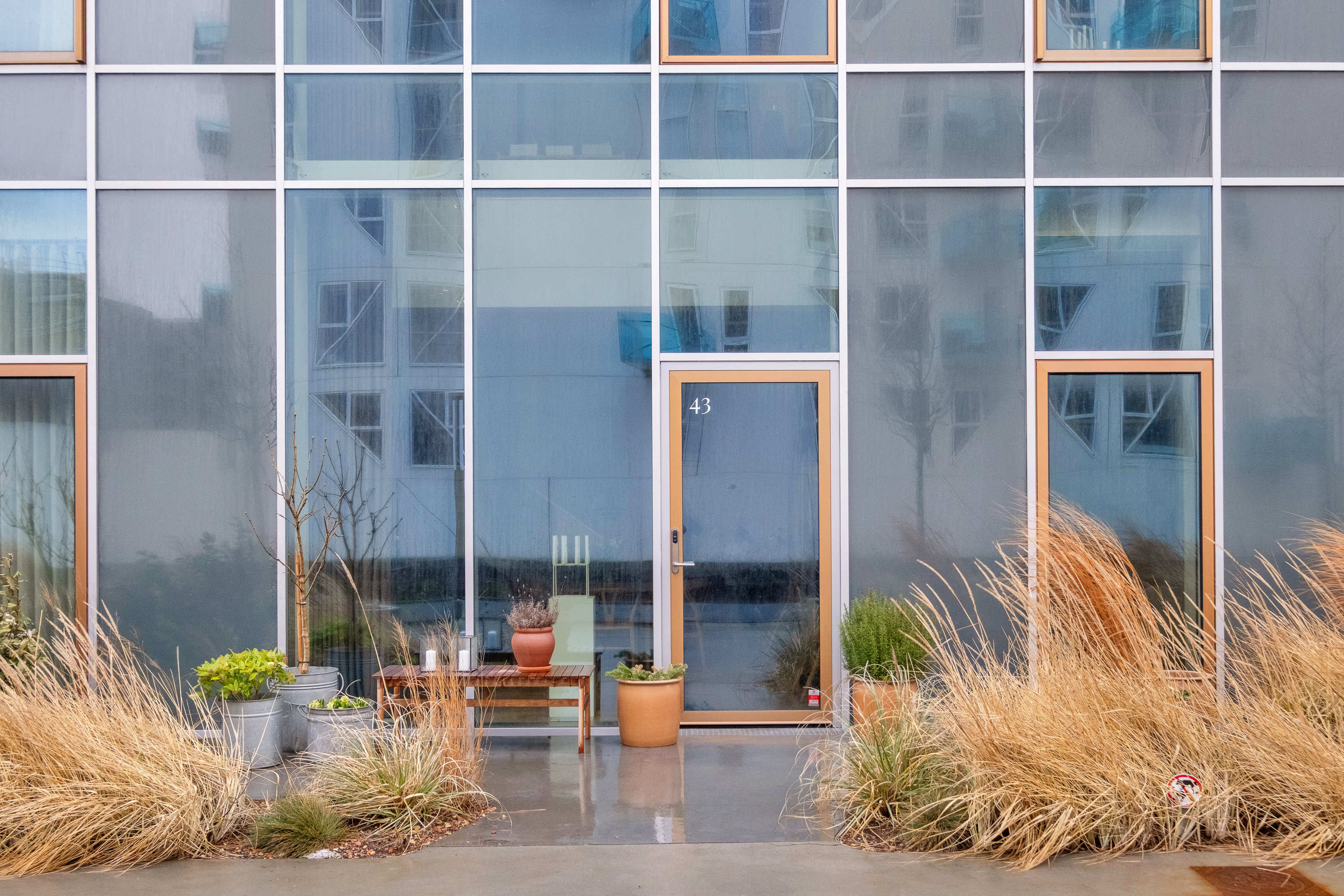 Fremhævet facade billede i fuldskærmstilstand. Billede af Helga Pedersens Gade 43, 8000 Aarhus C