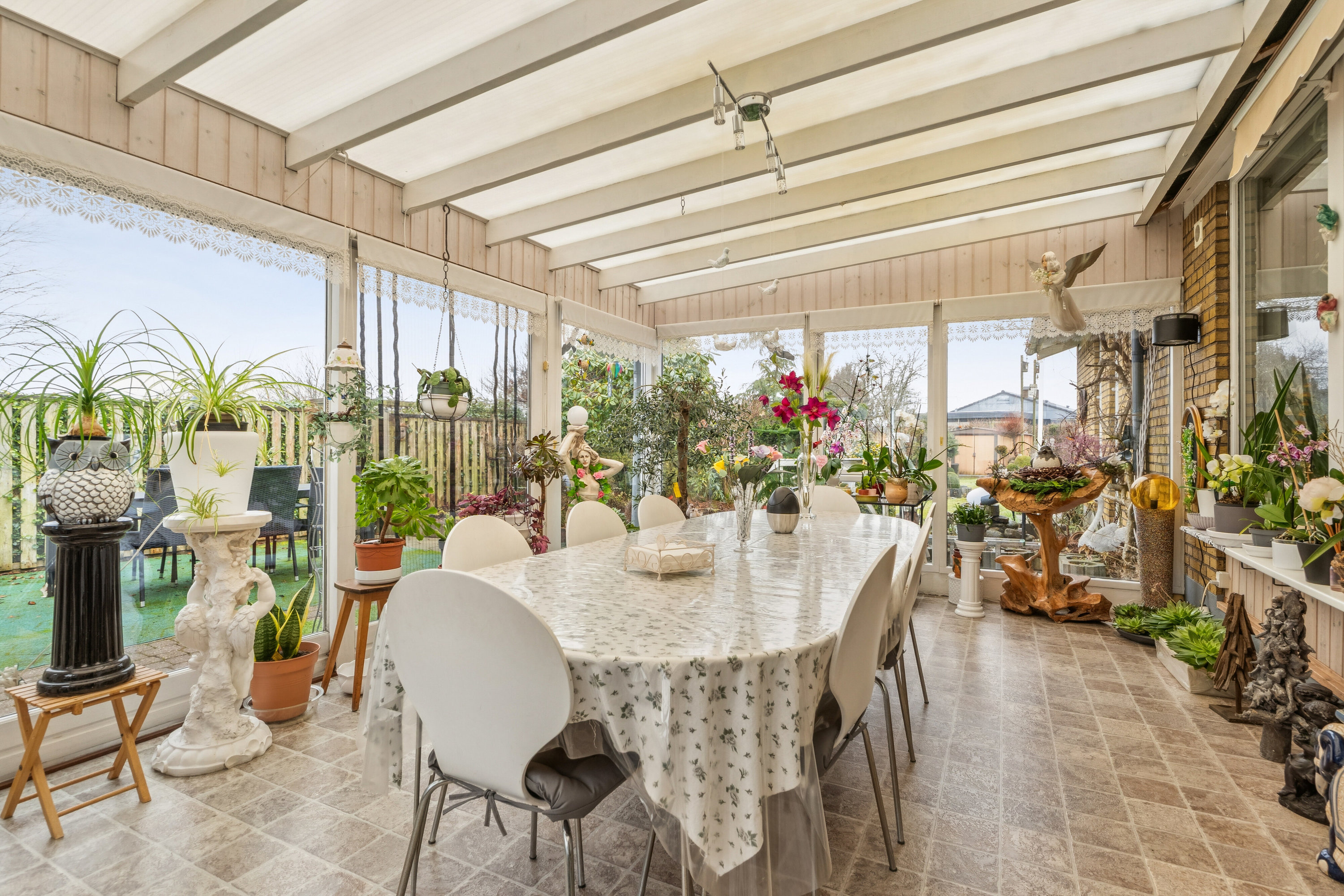 Fremhævet udestue billede i fuldskærmstilstand. Billede af Wistoftsvej 10, 7430 Ikast