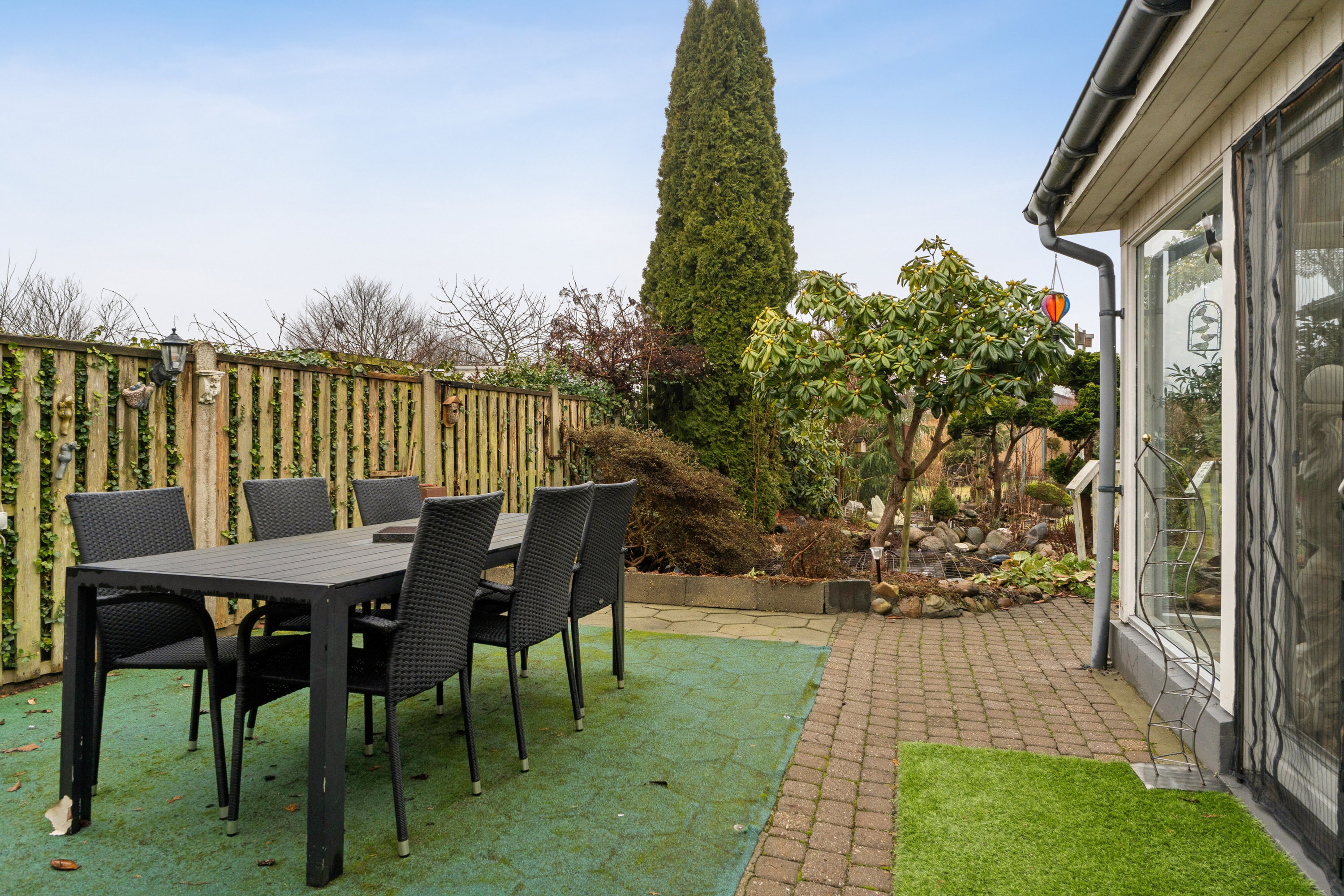 Fremhævet terrasse billede i fuldskærmstilstand. Billede af Wistoftsvej 10, 7430 Ikast