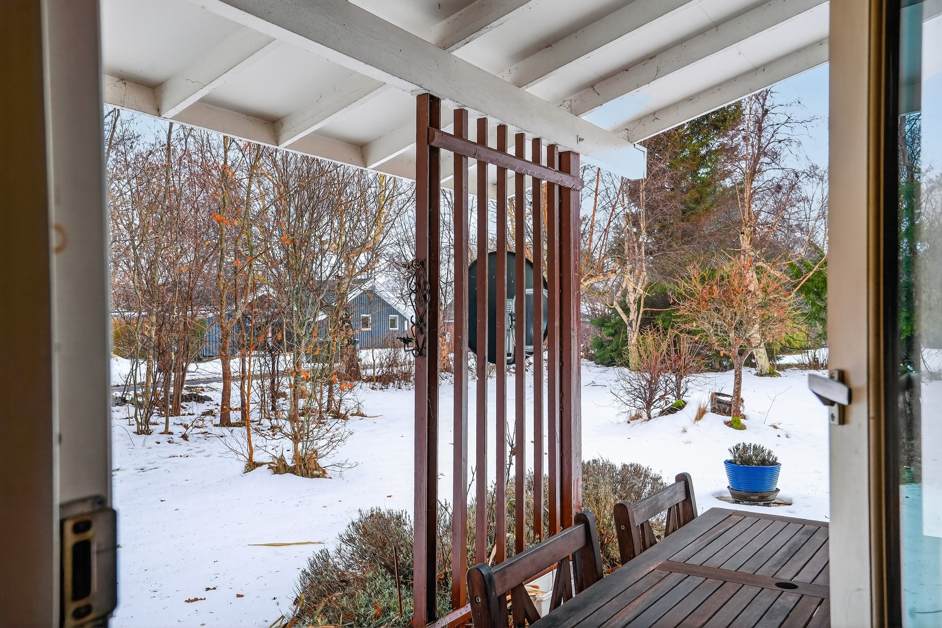 Fremhævet terrasse billede i fuldskærmstilstand. Billede af Enggårdsvej 8, Nakke, 4500 Nykøbing Sj