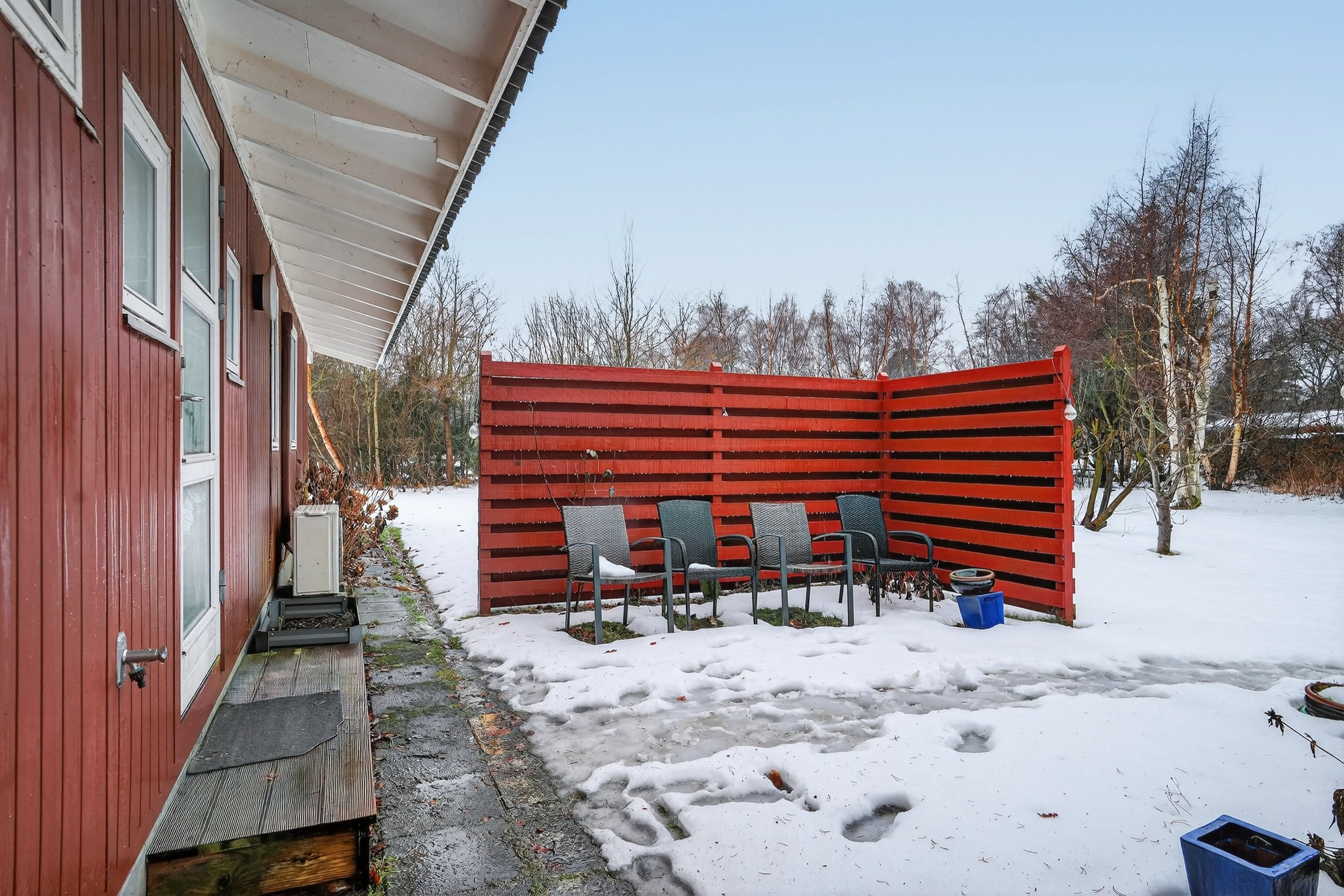 Fremhævet terrasse billede i fuldskærmstilstand. Billede af Enggårdsvej 8, Nakke, 4500 Nykøbing Sj