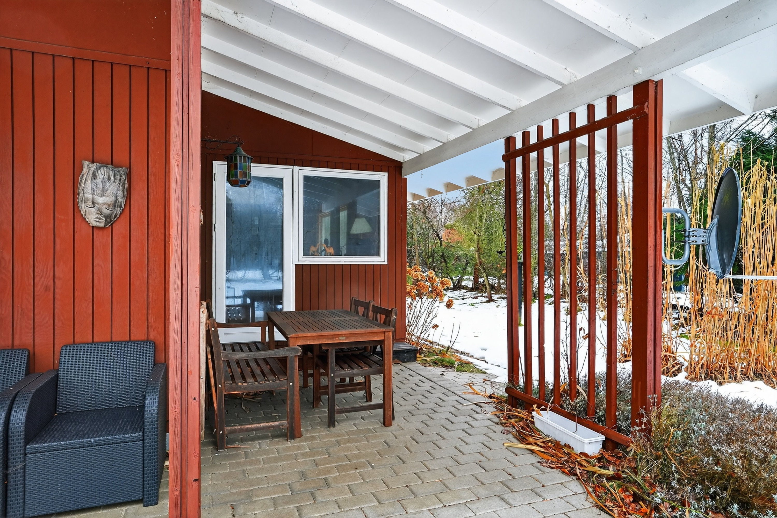 Fremhævet terrasse billede i fuldskærmstilstand. Billede af Enggårdsvej 8, Nakke, 4500 Nykøbing Sj