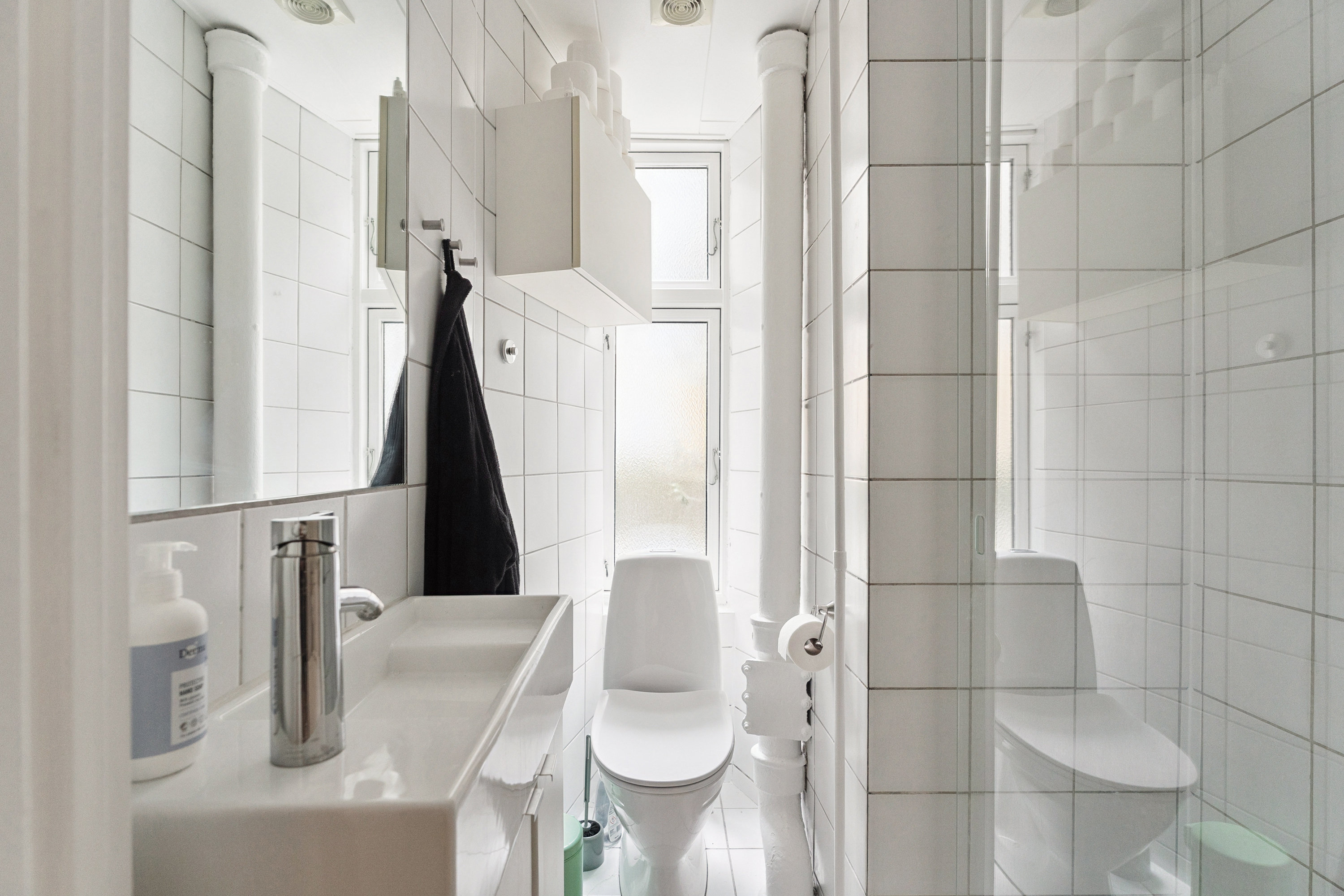 Fremhævet badeværelse billede i fuldskærmstilstand. Billede af Marstalsgade 32, st.. th., 2100 København Ø