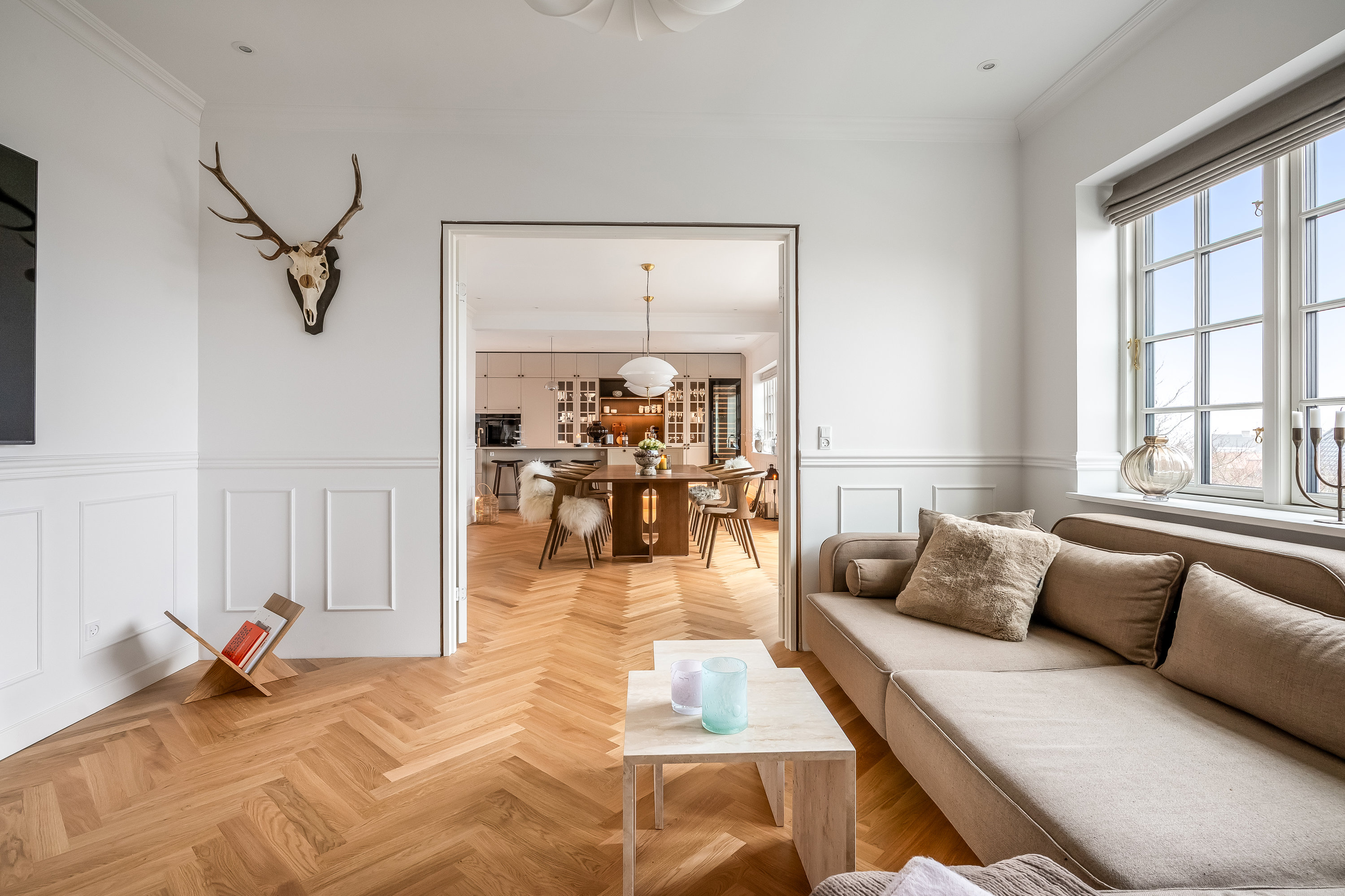 Fremhævet stue billede i fuldskærmstilstand. Billede af Voldgade 17, 7620 Lemvig