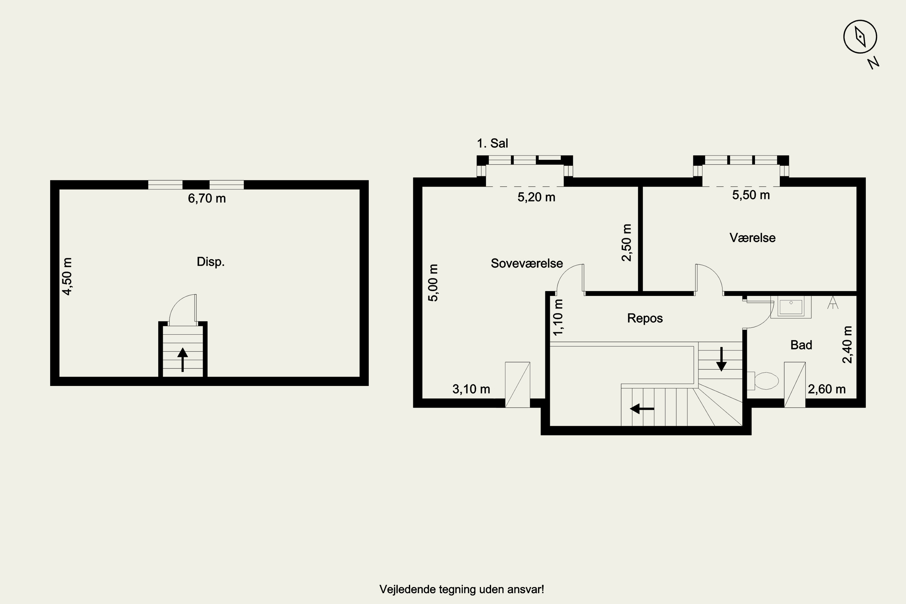 Plantegninger billede af Voldgade 17, 7620 Lemvig