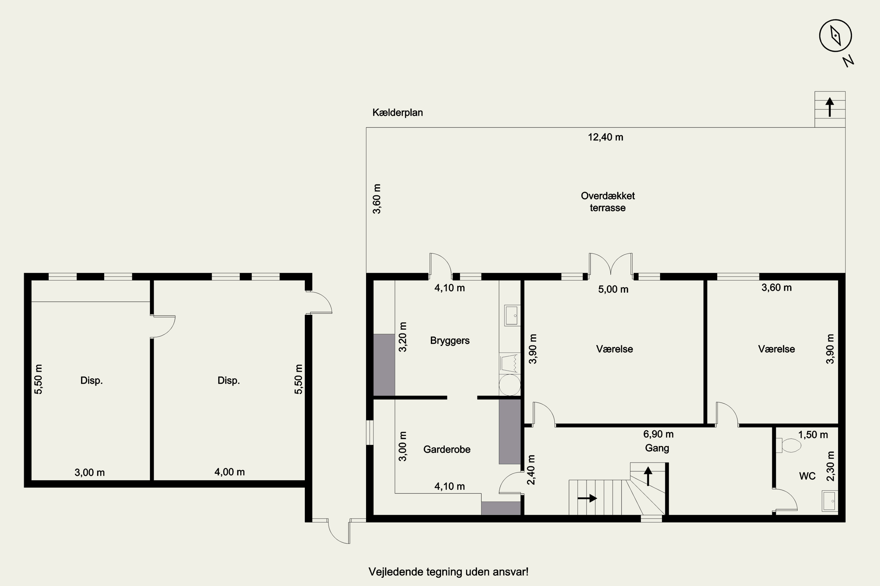 Plantegninger billede af Voldgade 17, 7620 Lemvig