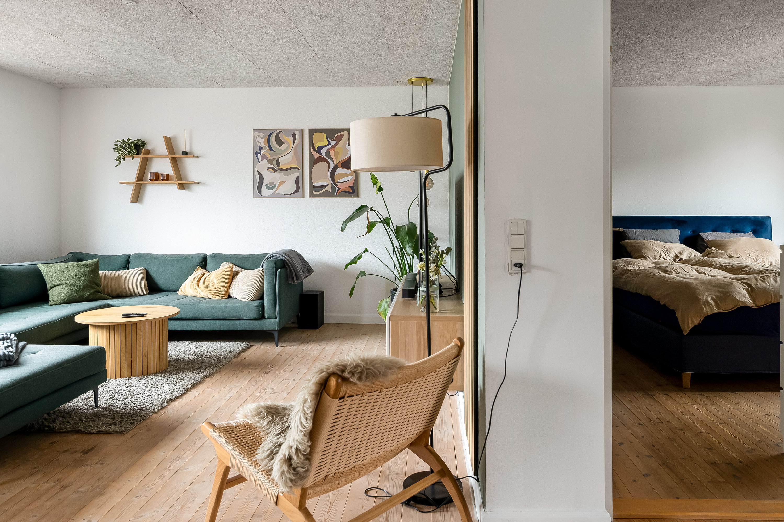 Fremhævet stue billede i fuldskærmstilstand. Billede af Vinkelgade 11, st.. tv., 7400 Herning