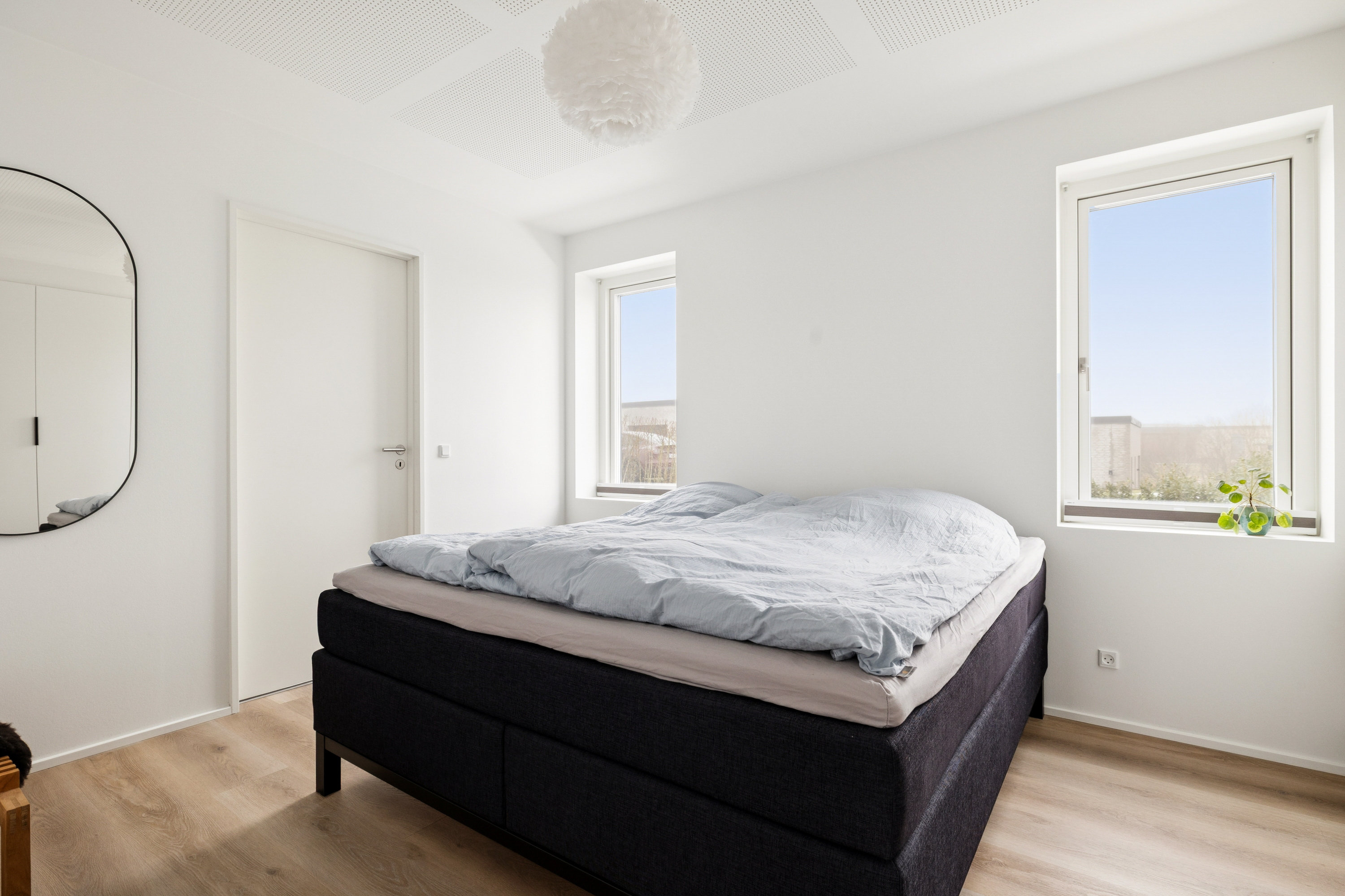 Fremhævet soveværelse billede i fuldskærmstilstand. Billede af Hvidkløverhøjen 43, Gram, 8660 Skanderborg