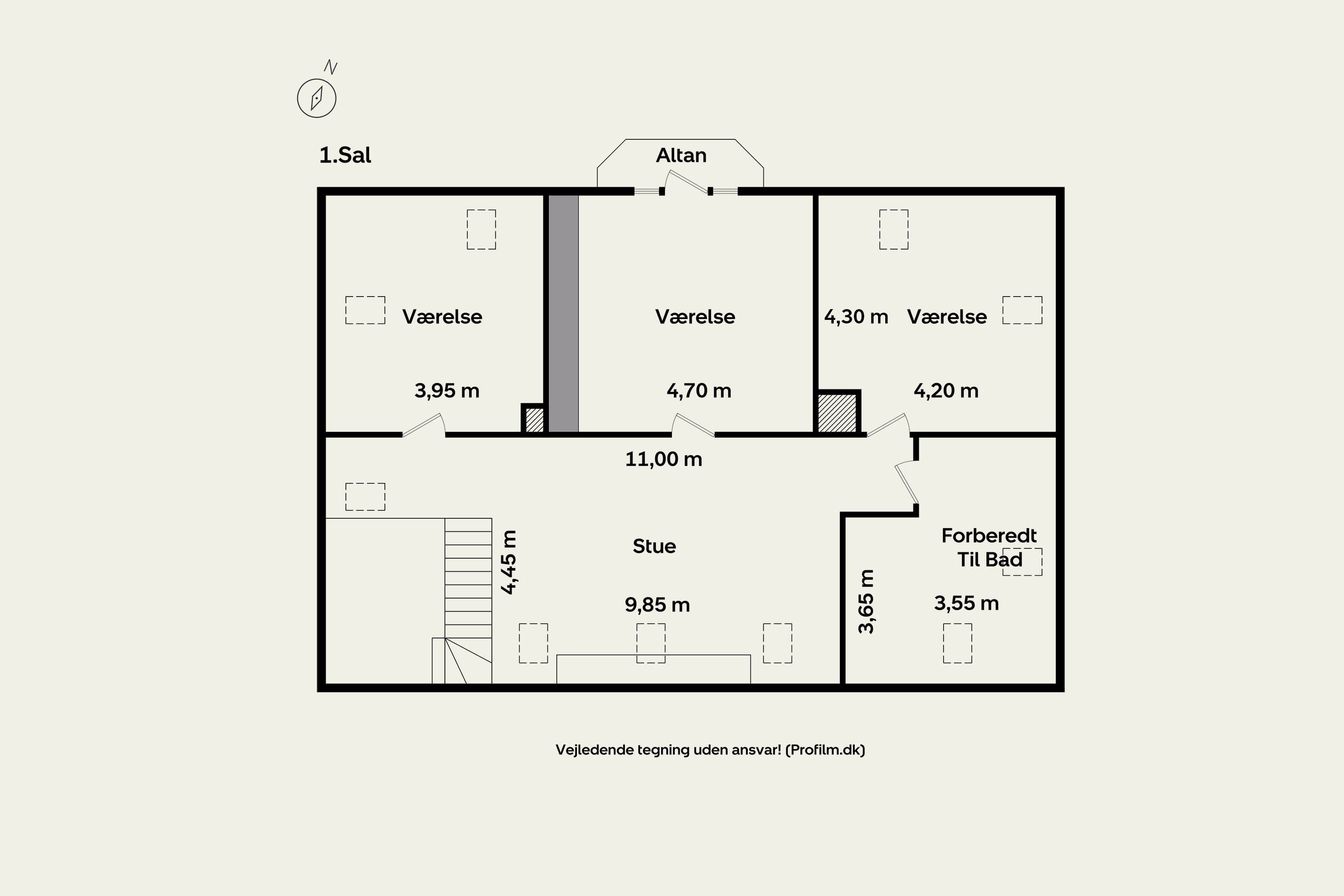 Plantegninger billede af Sorøvej 47, 4295 Stenlille