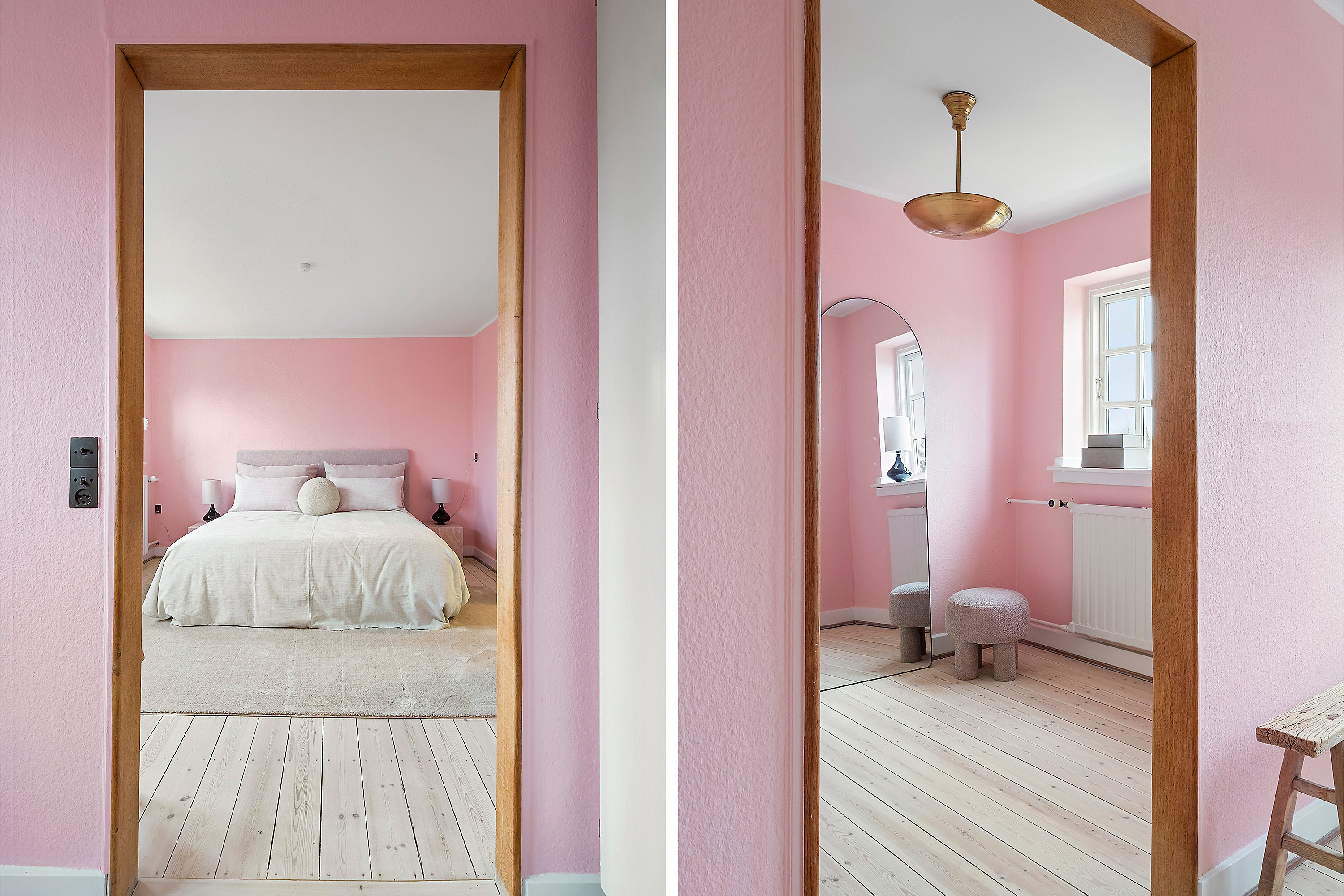 Fremhævet soveværelse billede i fuldskærmstilstand. Billede af Barsehøj 10, 2900 Hellerup