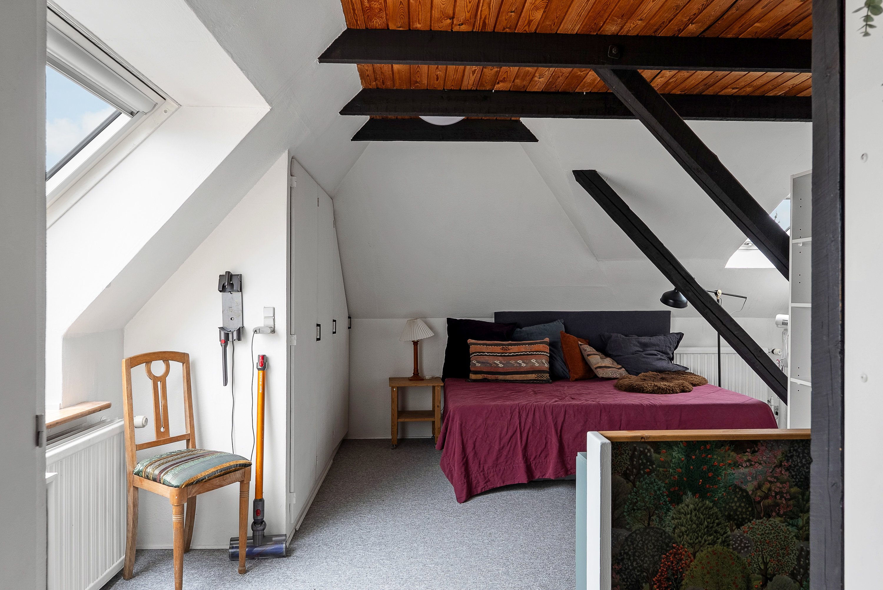 Fremhævet soveværelse billede i fuldskærmstilstand. Billede af Kirkevej 33, Nr Højrup, 5450 Otterup