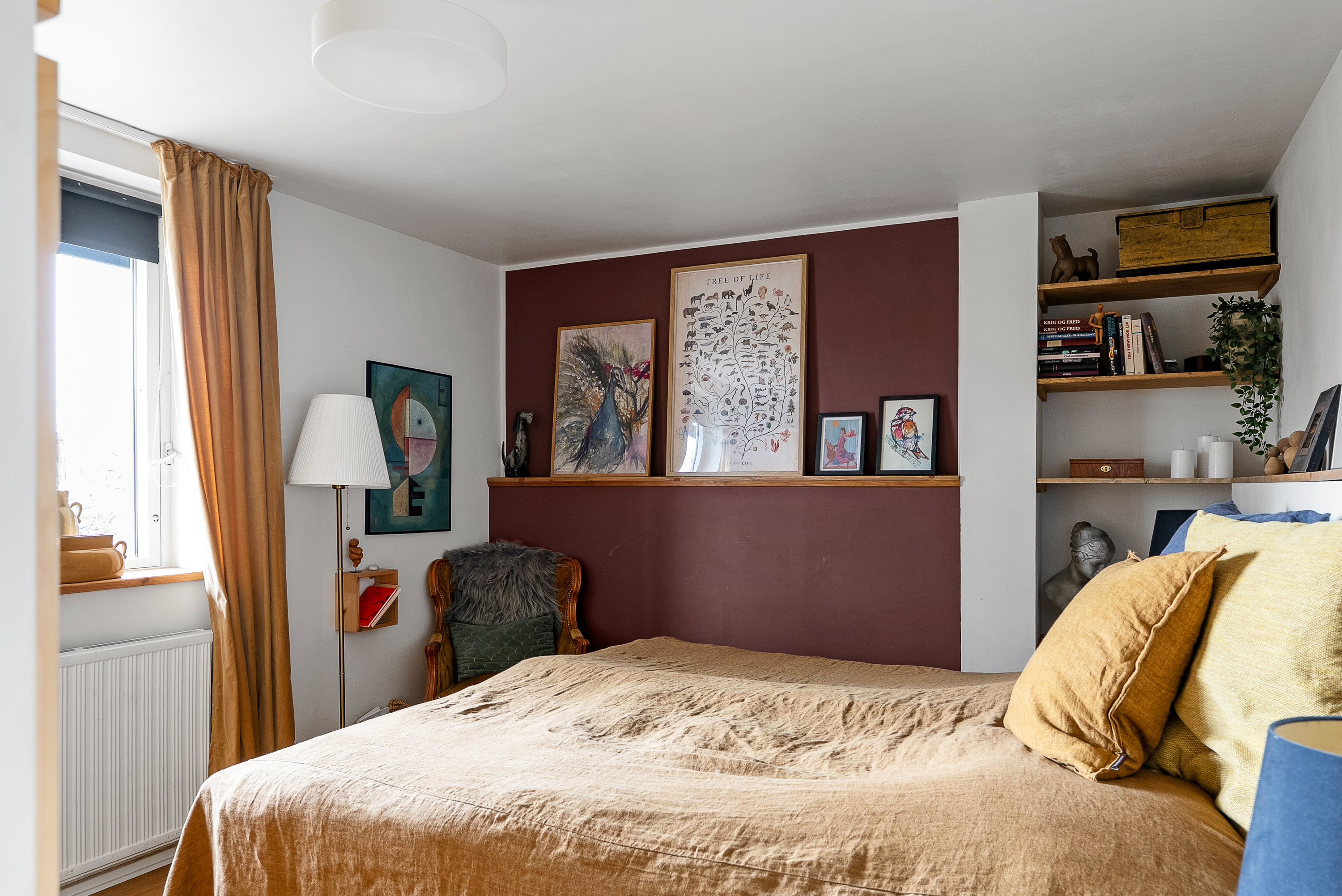 Fremhævet soveværelse billede i fuldskærmstilstand. Billede af Kirkevej 33, Nr Højrup, 5450 Otterup