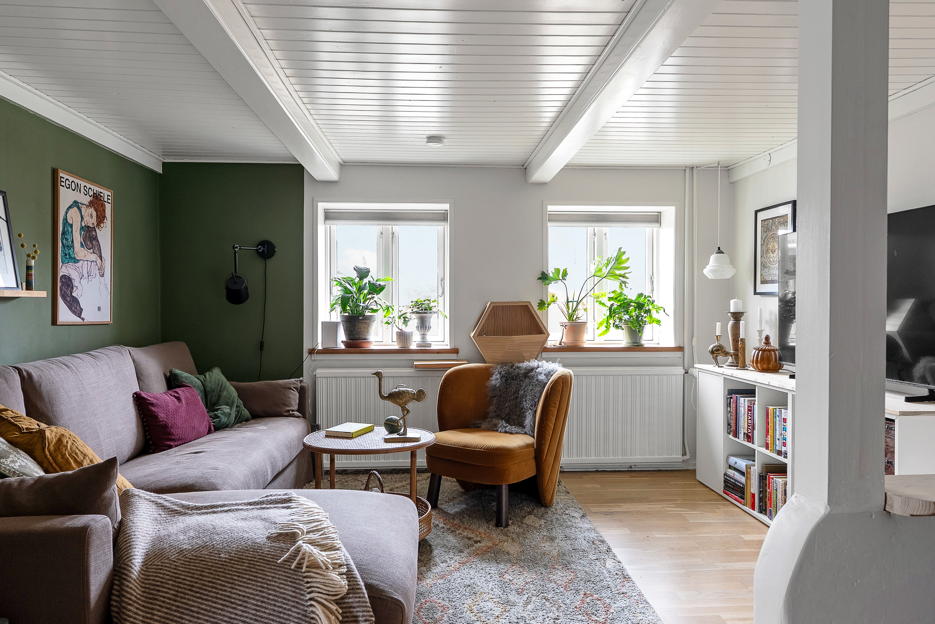 Fremhævet stue billede i fuldskærmstilstand. Billede af Kirkevej 33, Nr Højrup, 5450 Otterup