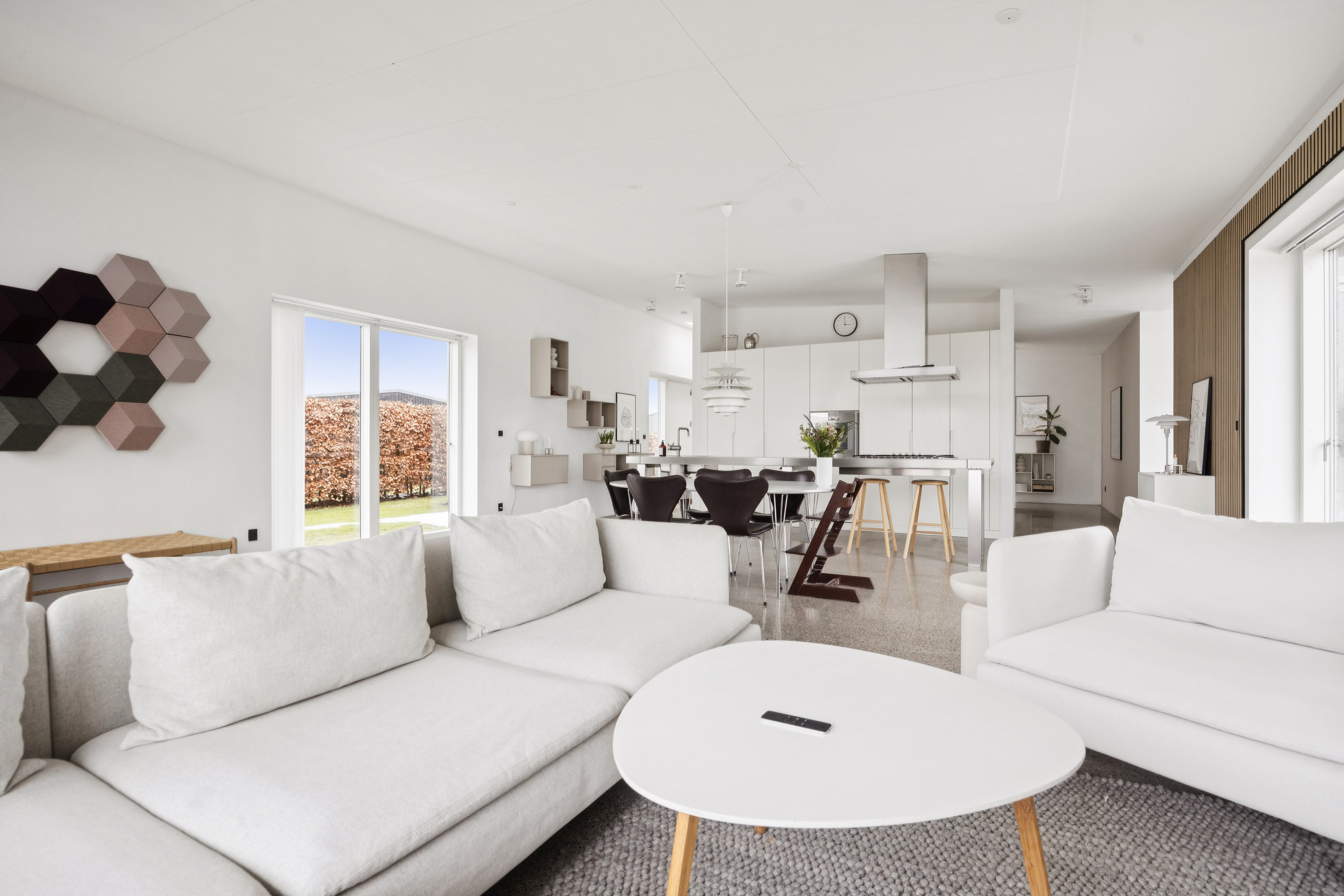 Fremhævet stue billede i fuldskærmstilstand. Billede af Gustav Zimmersvej 108, Nørhalne, 9430 Vadum