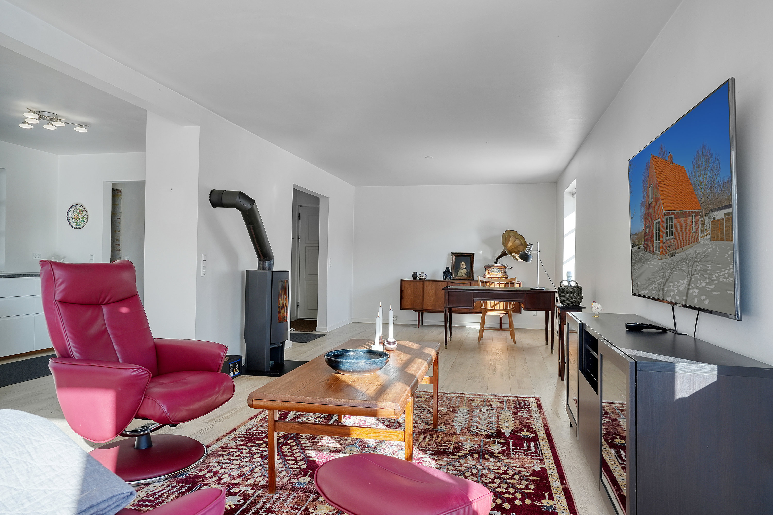 Fremhævet stue billede i fuldskærmstilstand. Billede af Askehaven 17, 4500 Nykøbing Sj