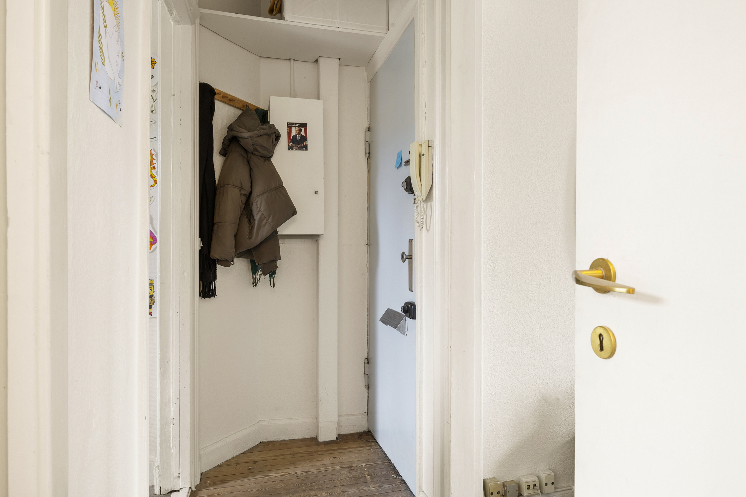 Fremhævet entré billede i fuldskærmstilstand. Billede af Åboulevard 34B, 2. tv., 2200 København N