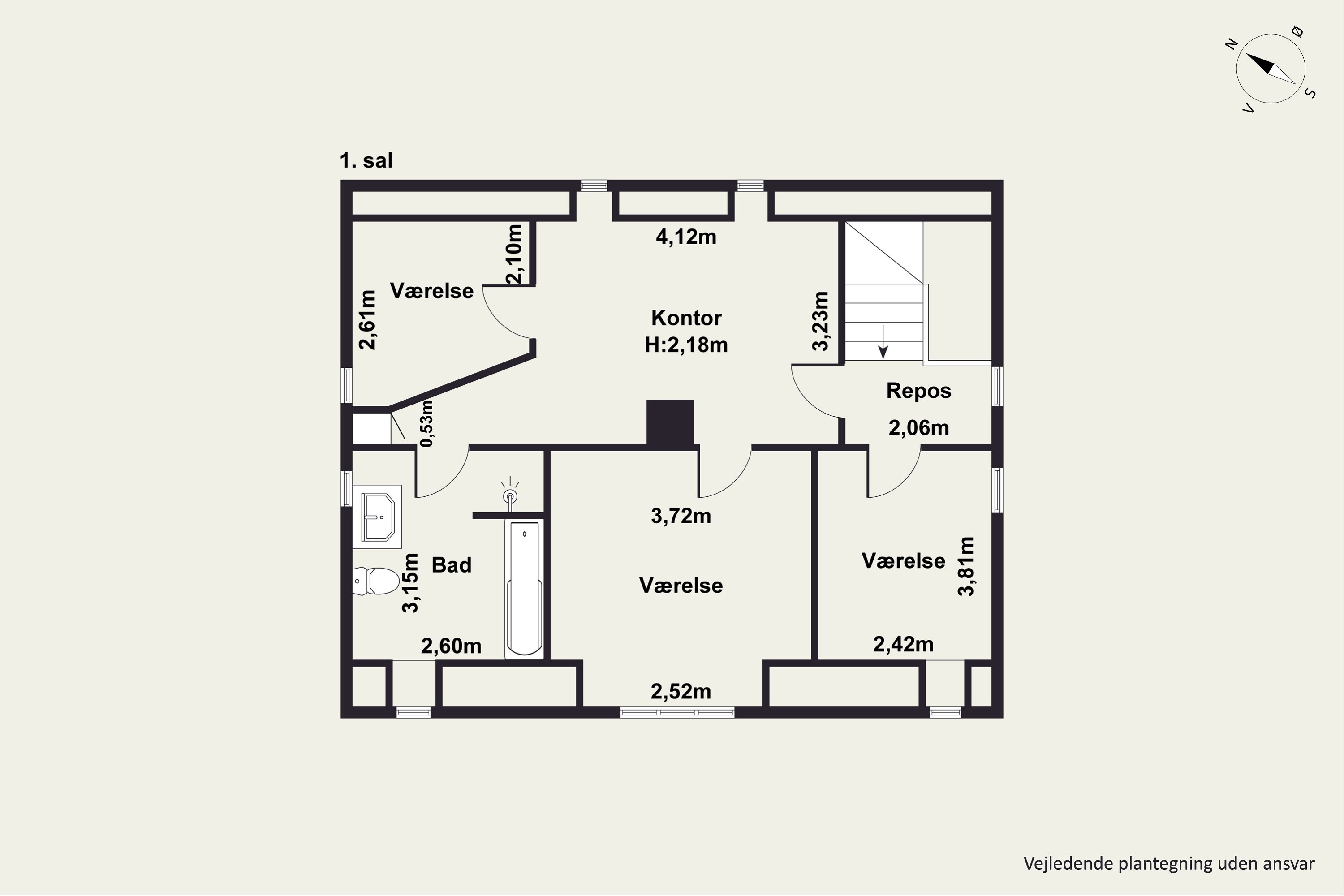 Plantegninger billede af Kirkebakken 8, 7800 Skive