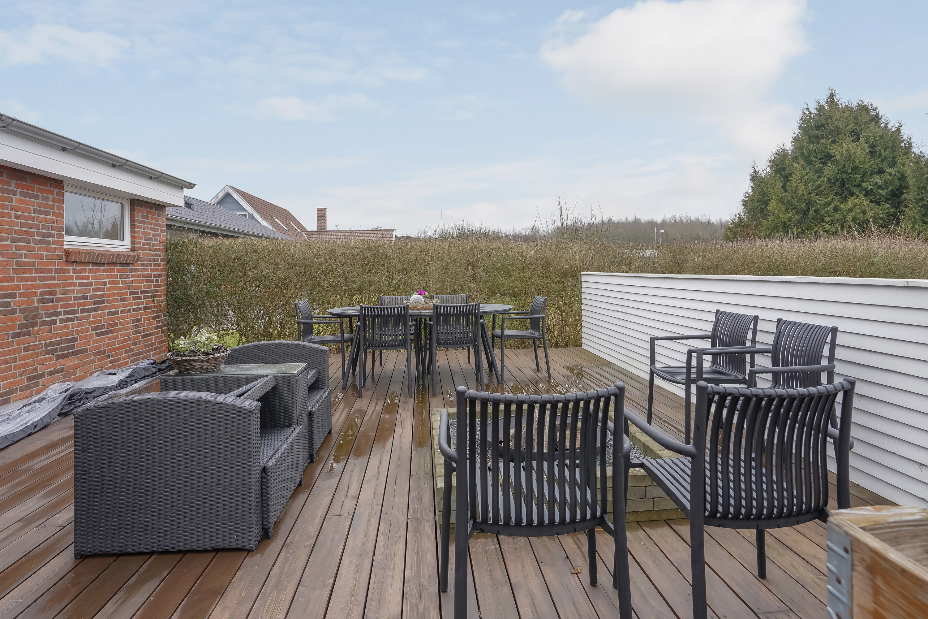 Fremhævet terrasse billede i fuldskærmstilstand. Billede af Toftevej 15, Gelsted, 5591 Gelsted