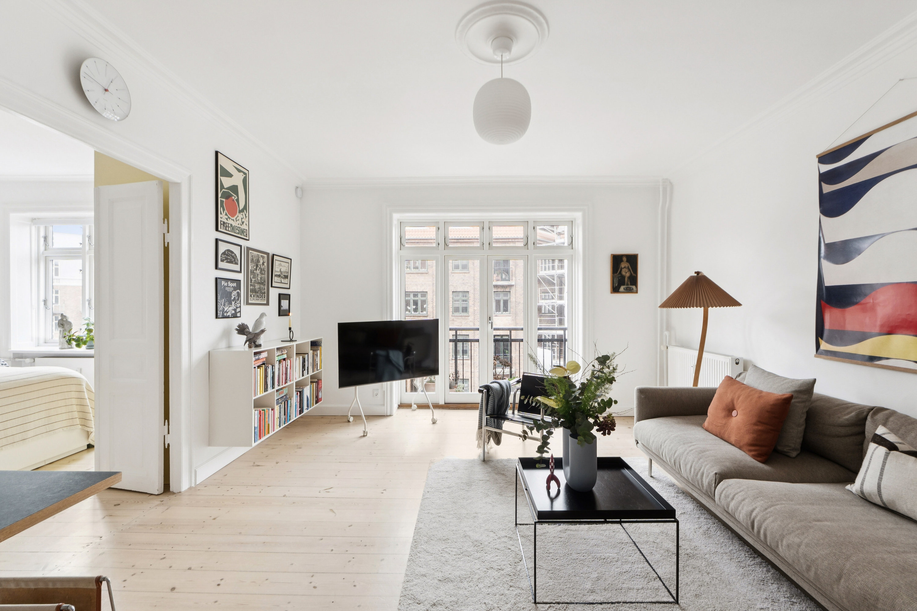 Fremhævet stue billede i fuldskærmstilstand. Billede af Snorresgade 2, 3. tv., 2300 København S