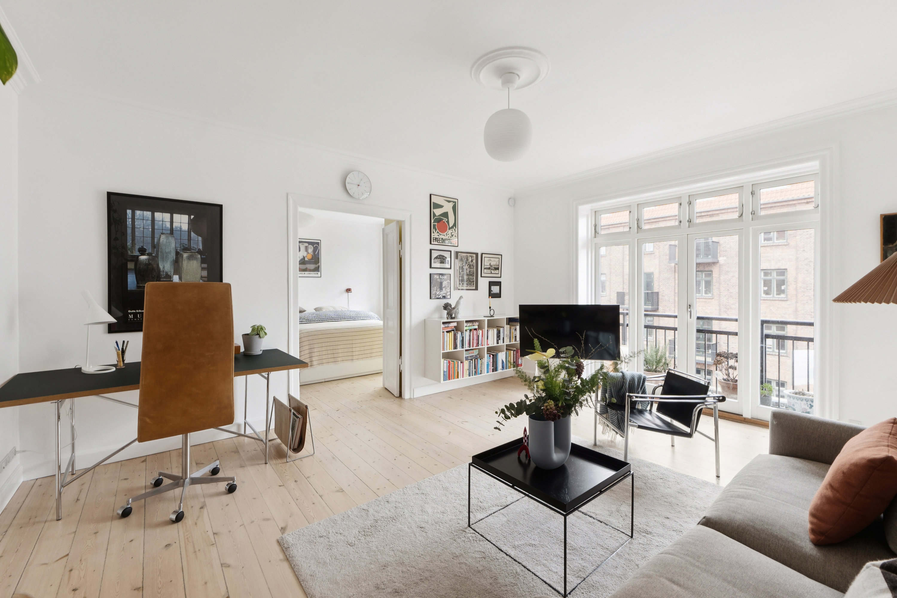 Fremhævet stue billede i fuldskærmstilstand. Billede af Snorresgade 2, 3. tv., 2300 København S